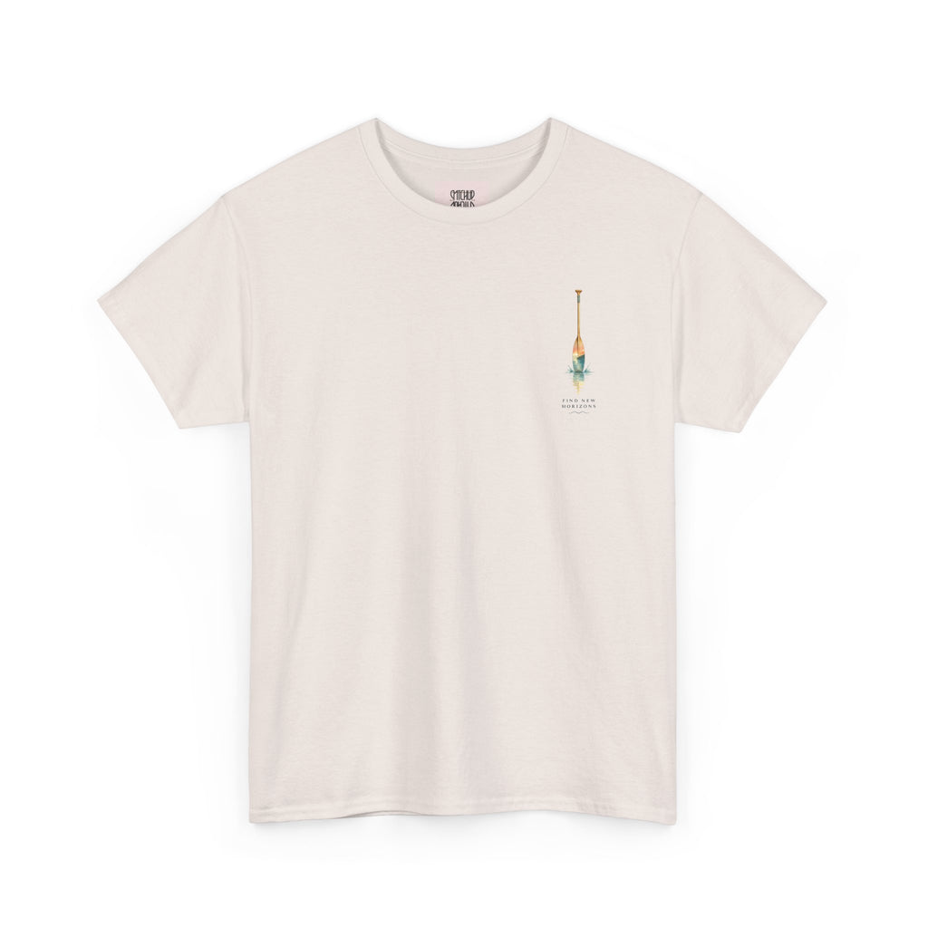 Sunset Paddle - Coastal Adventure Graphic T-Shirt