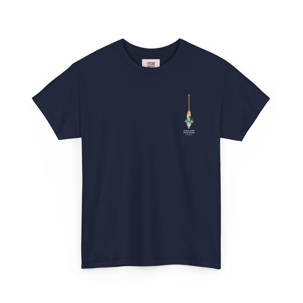 Sunset Paddle - Coastal Adventure Graphic T-Shirt
