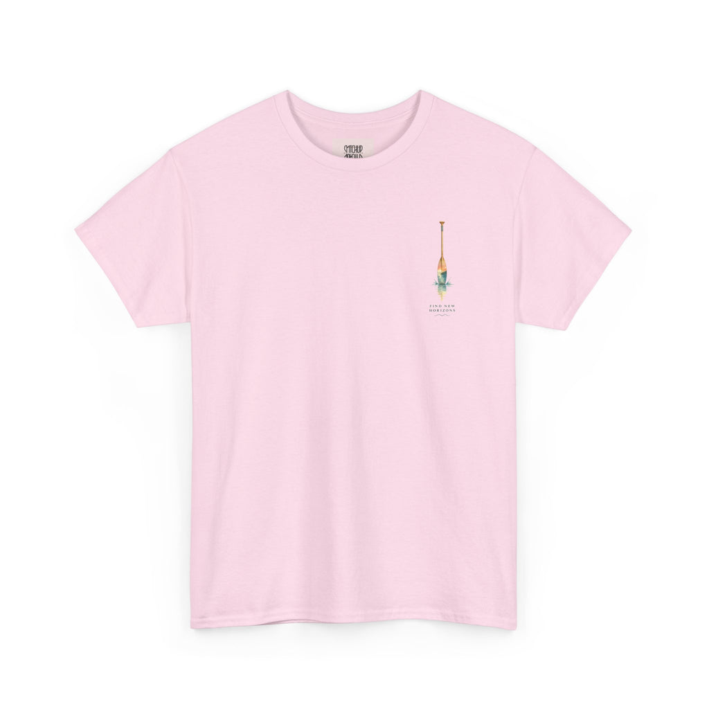 Sunset Paddle - Coastal Adventure Graphic T-Shirt