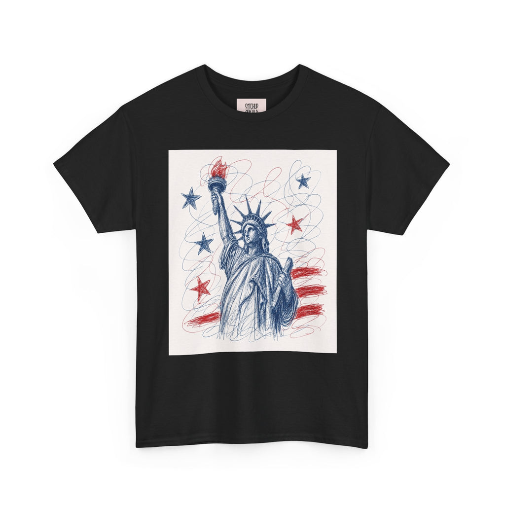 Statue of Liberty - American Freedom - Graphic T-Shirt