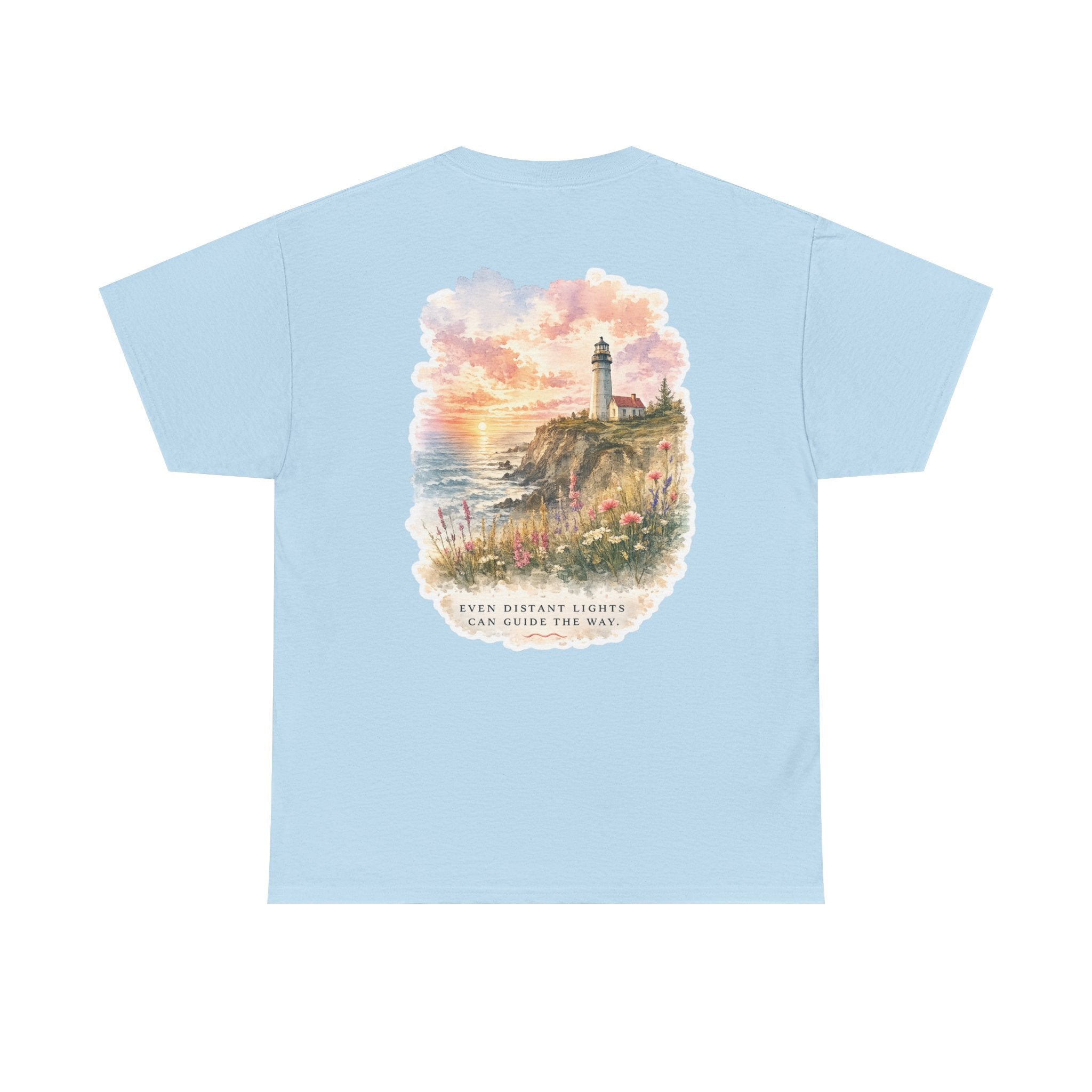 Guiding Light - Coastal Lighthouse Graphic T-Shirt