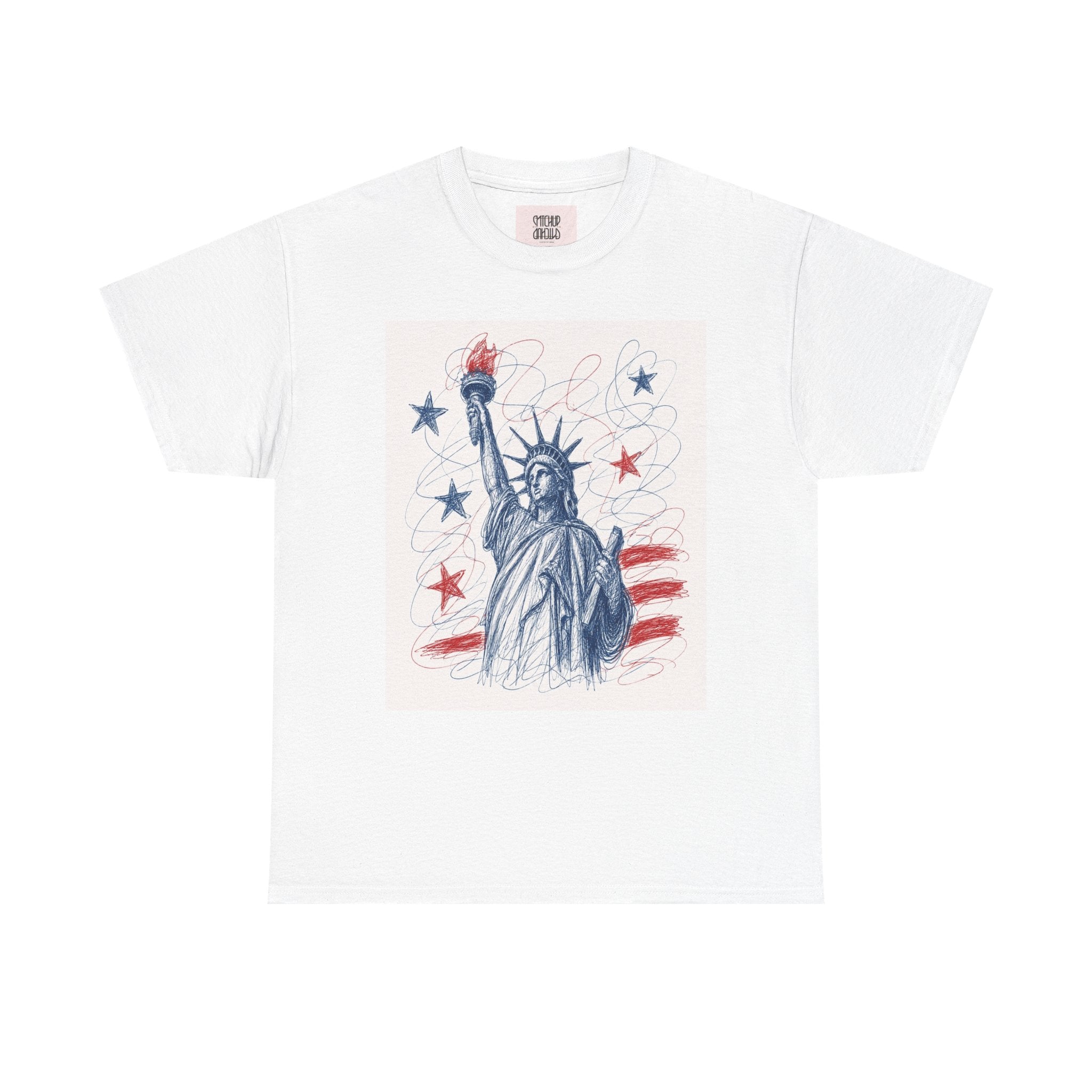 Statue of Liberty - American Freedom - Graphic T-Shirt