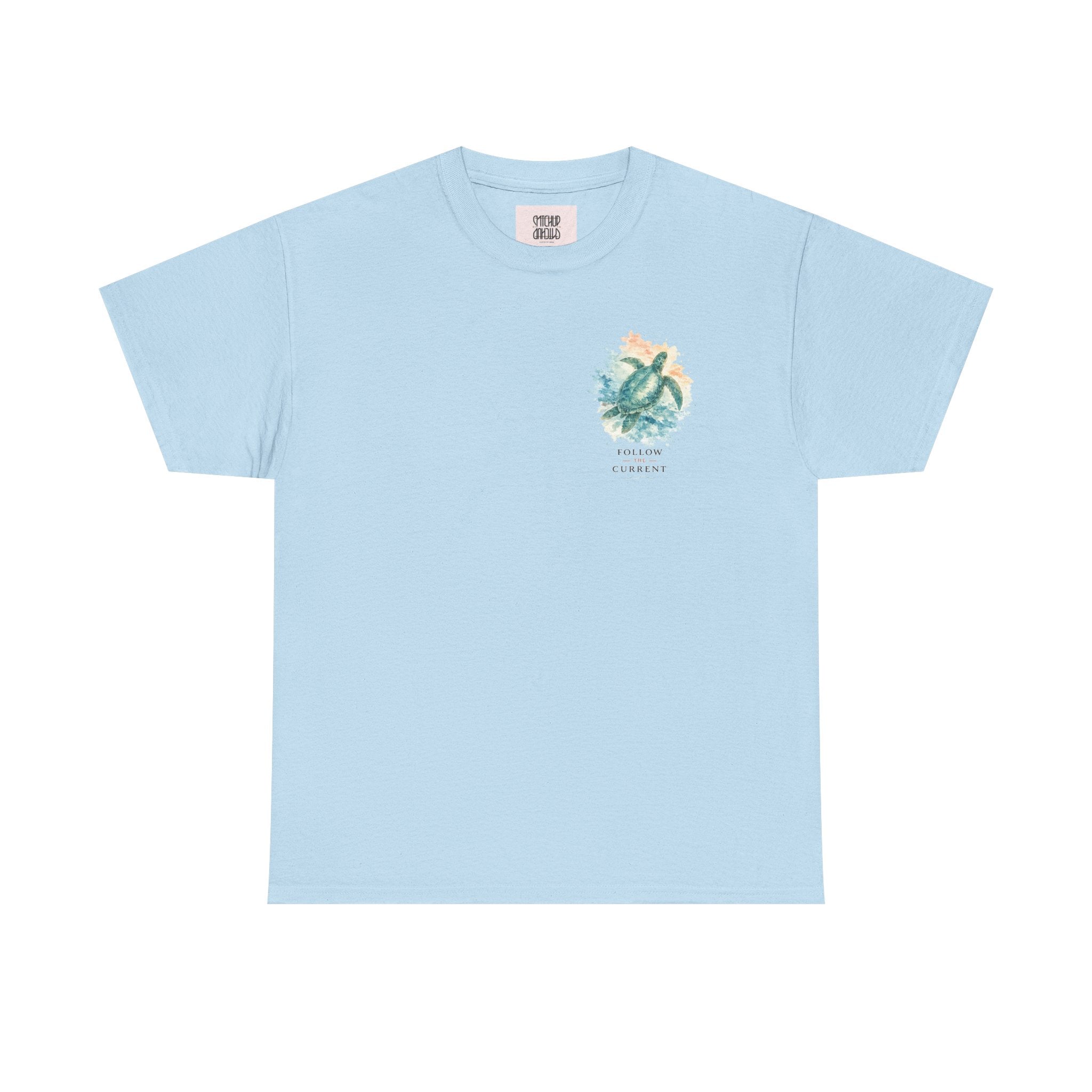 Sea Turtle Journey - Coastal Ocean Graphic T-Shirt