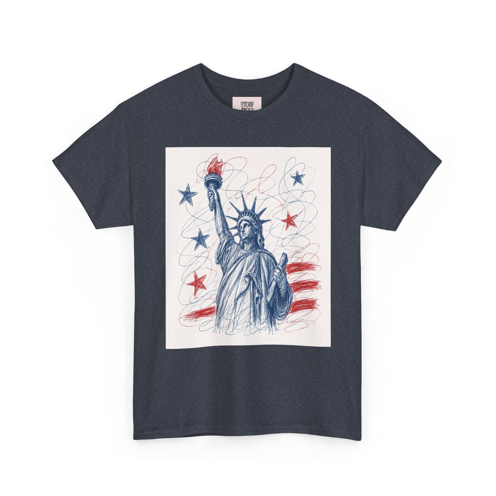 Statue of Liberty - American Freedom - Graphic T-Shirt