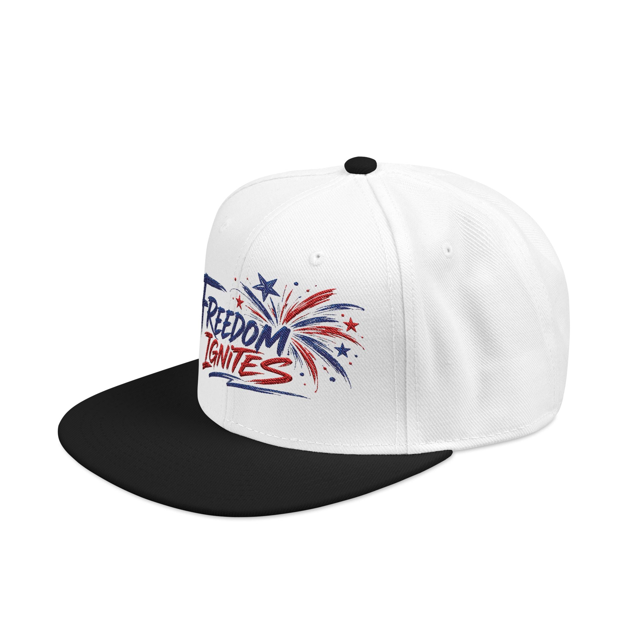 Freedom Ignites - USA Fireworks - Flat Bill Snapback Hat