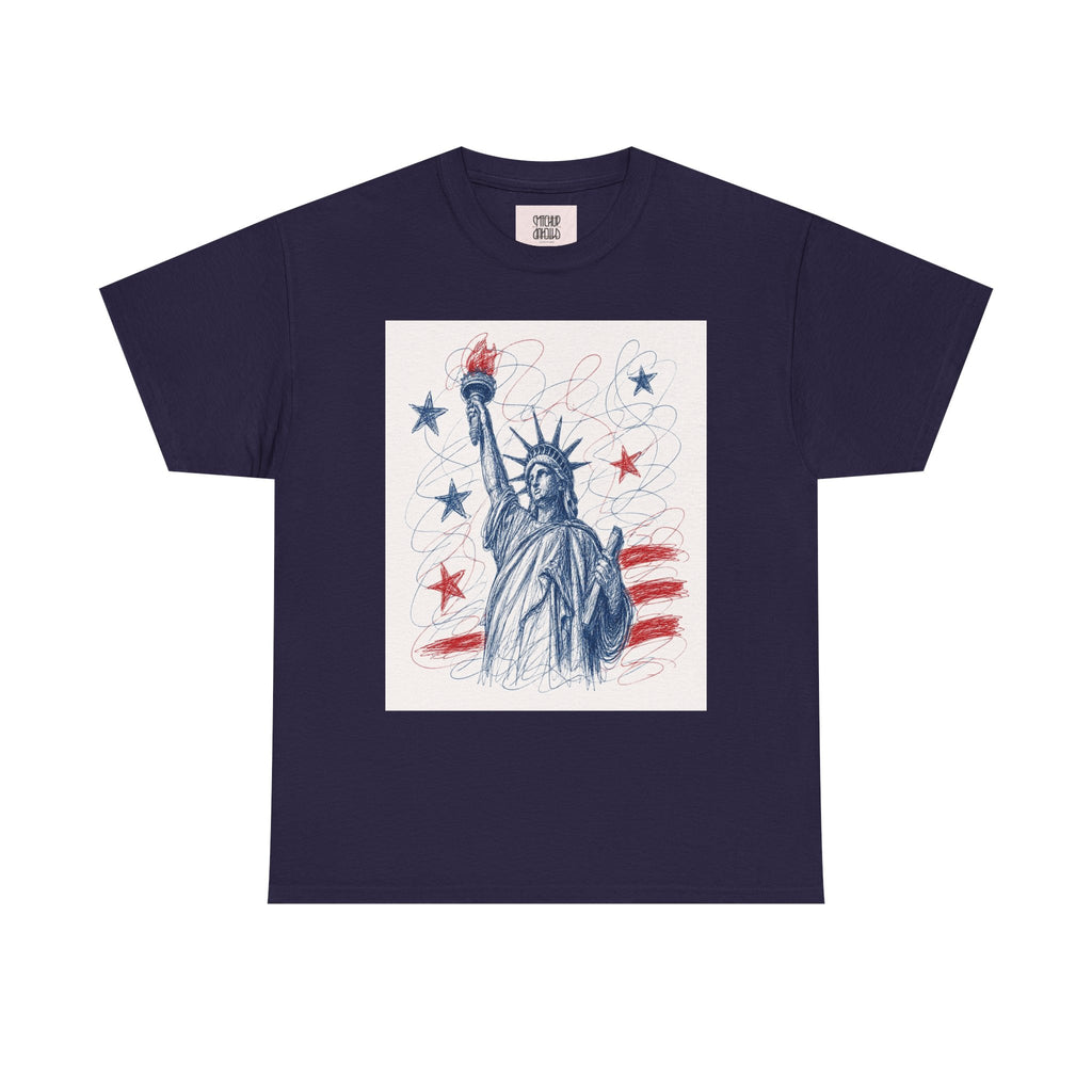 Statue of Liberty - American Freedom - Graphic T-Shirt