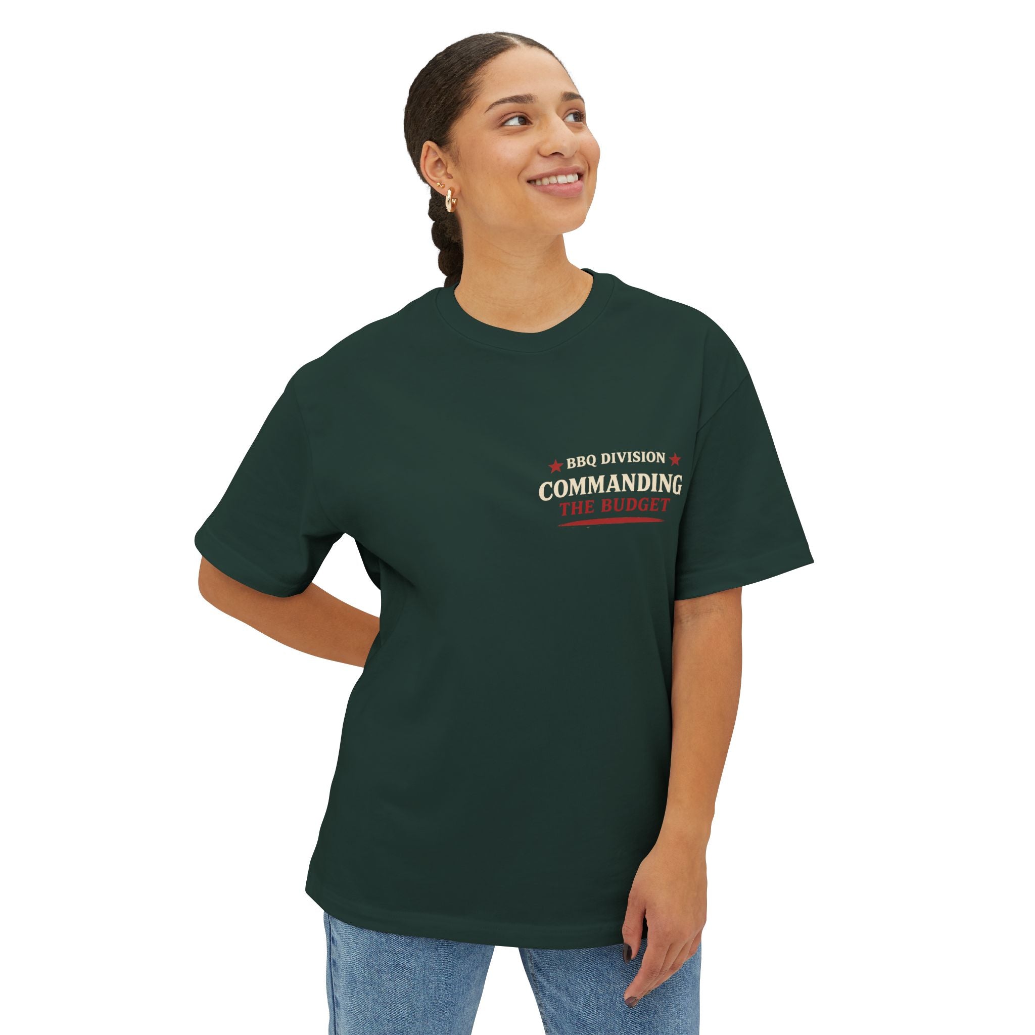 Funny 4th of July Shirt, Commanding the Budget, Family Matching Independence Day T-Shirt