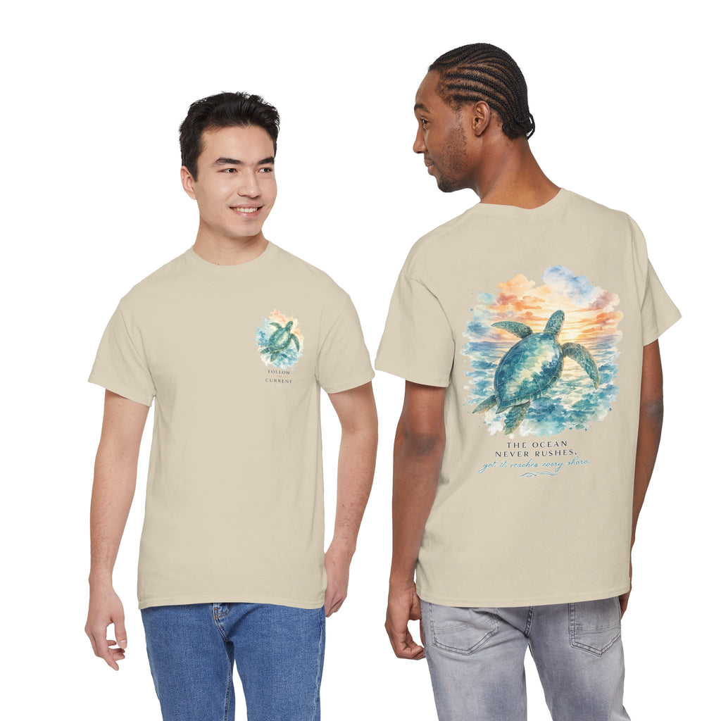 Sea Turtle Journey - Coastal Ocean Graphic T-Shirt