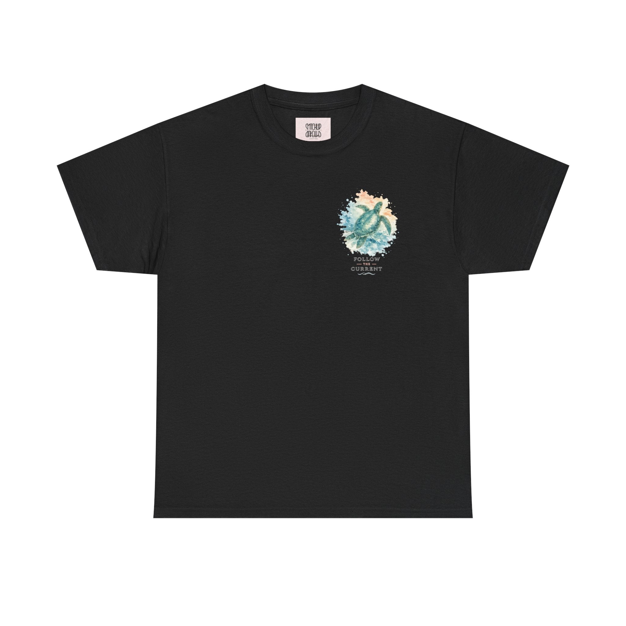 Sea Turtle Journey - Coastal Ocean Graphic T-Shirt