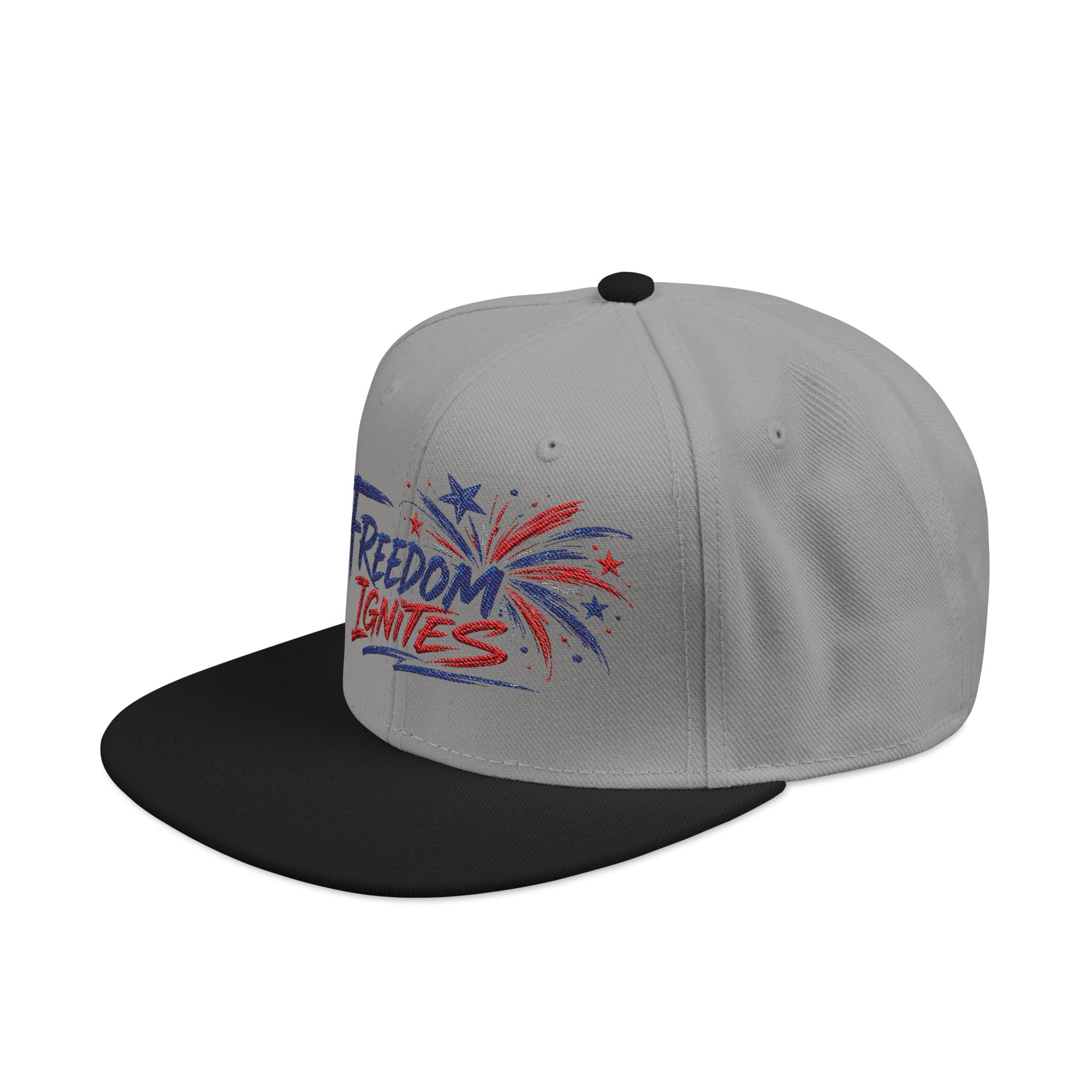 Freedom Ignites - USA Fireworks - Flat Bill Snapback Hat
