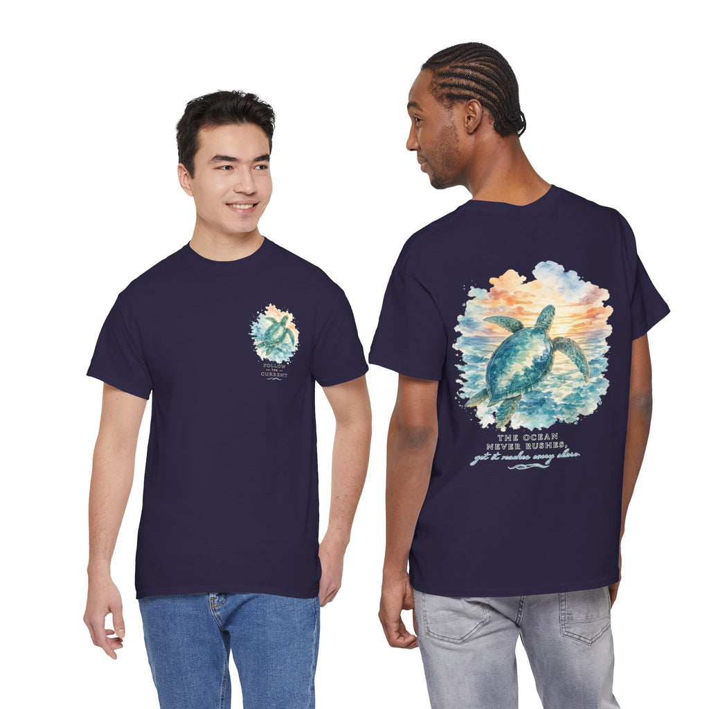 Sea Turtle Journey - Coastal Ocean Graphic T-Shirt