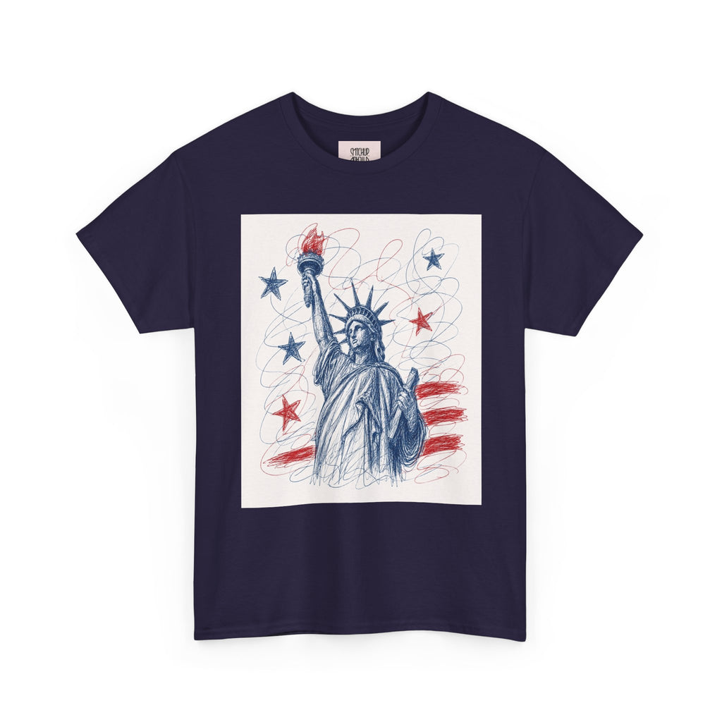 Statue of Liberty - American Freedom - Graphic T-Shirt