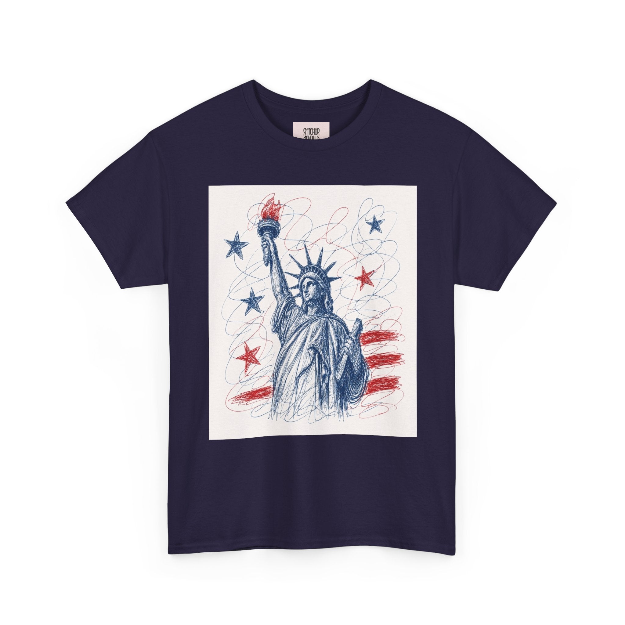 Statue of Liberty - American Freedom - Graphic T-Shirt