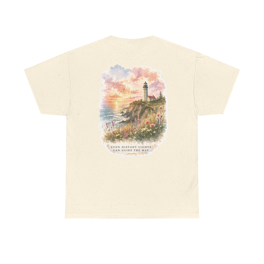 Guiding Light - Coastal Lighthouse Graphic T-Shirt