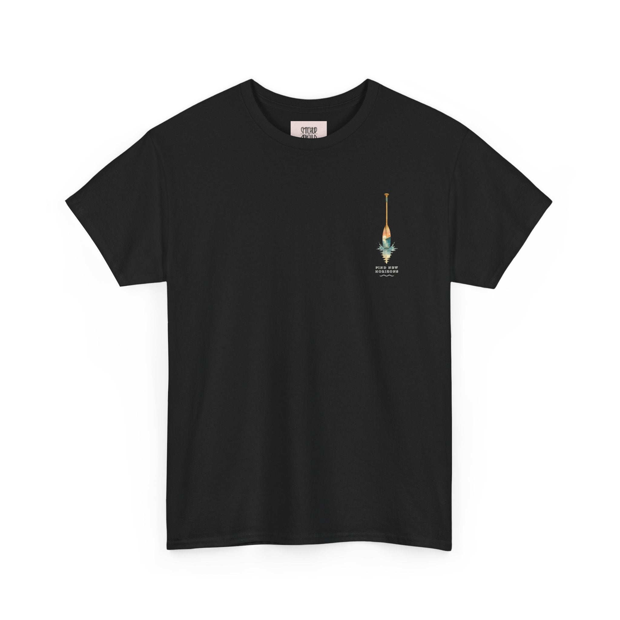 Sunset Paddle - Coastal Adventure Graphic T-Shirt