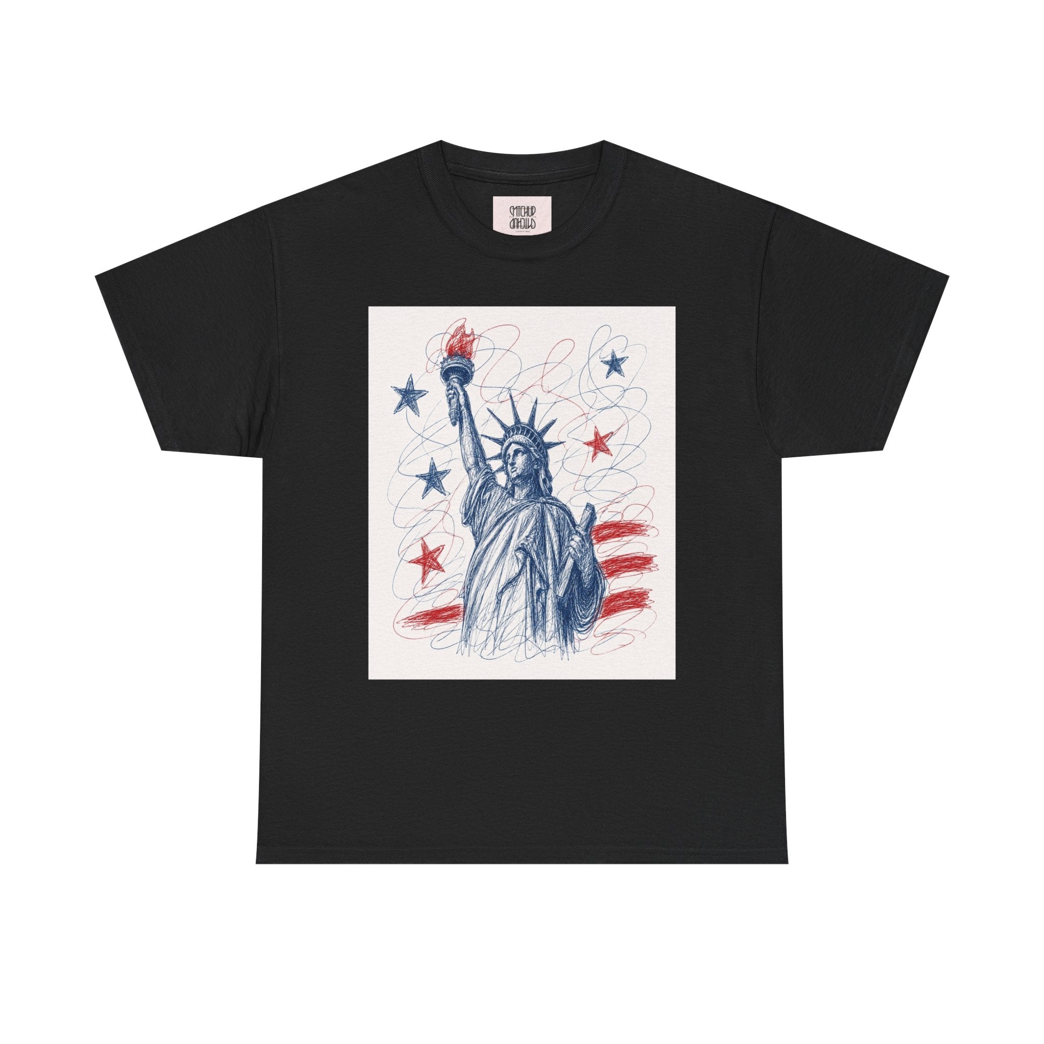 Statue of Liberty - American Freedom - Graphic T-Shirt