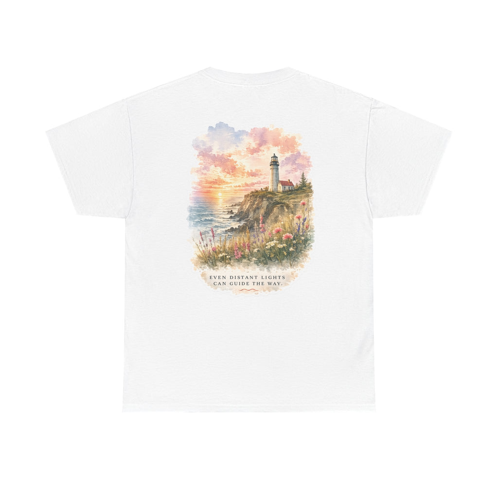 Guiding Light - Coastal Lighthouse Graphic T-Shirt