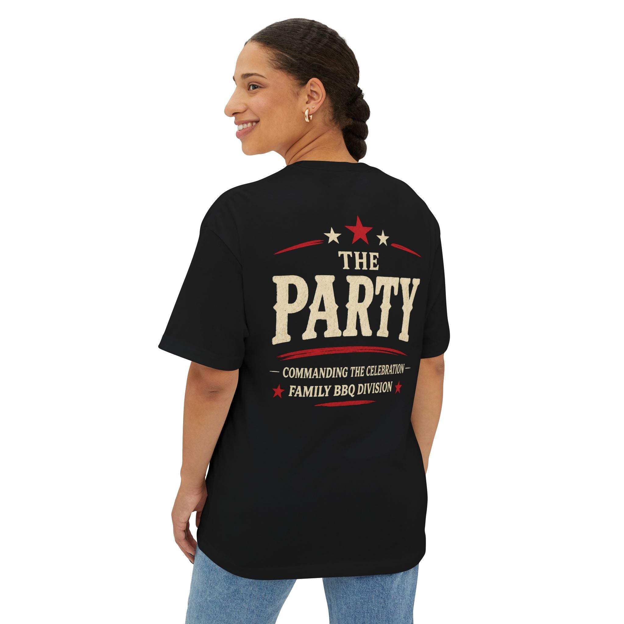 Funny 4th of July Shirt, Commanding the Party, Family Matching Independence Day T-Shirt