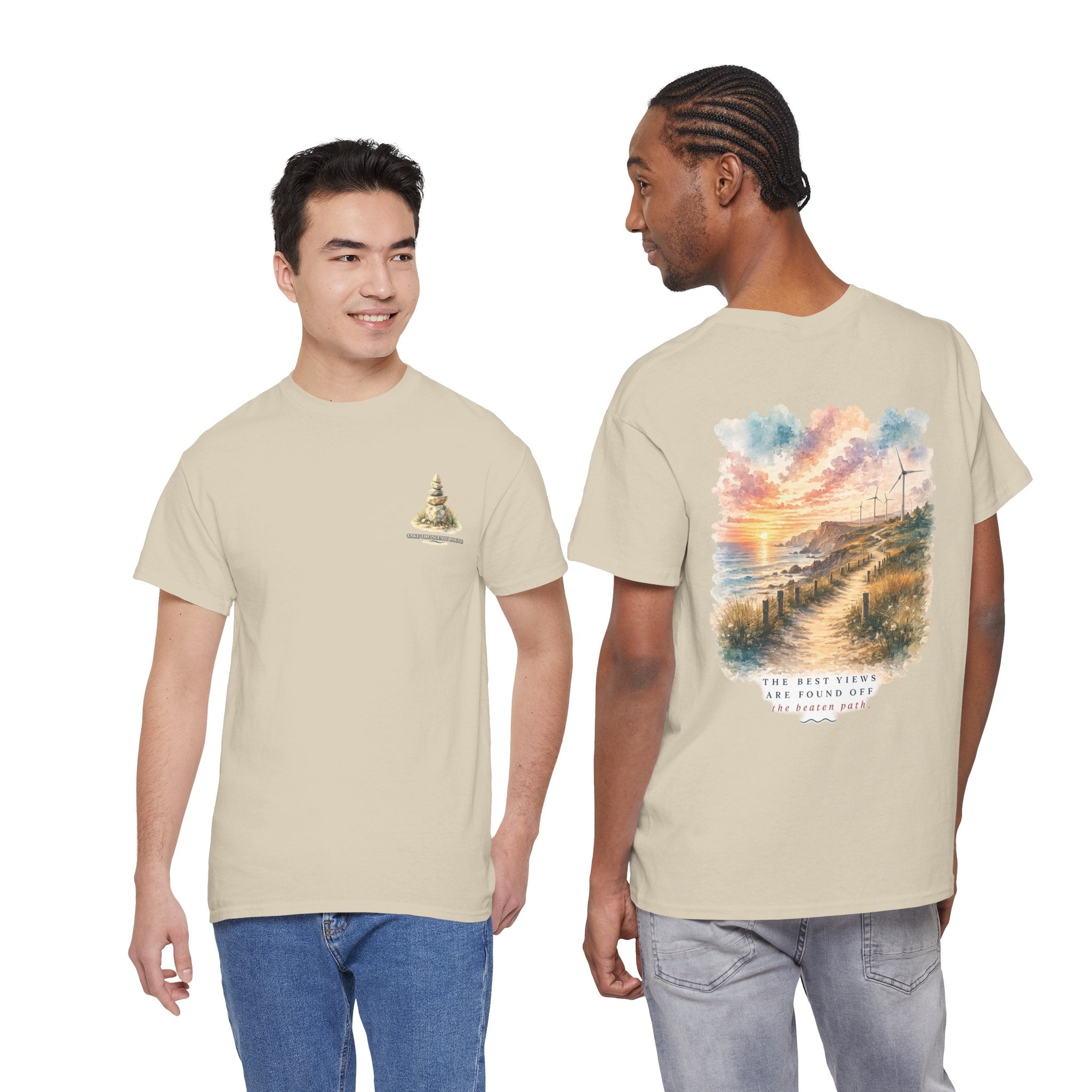 Best View Ahead - Coastal Landscape Summer Graphic T-Shirt