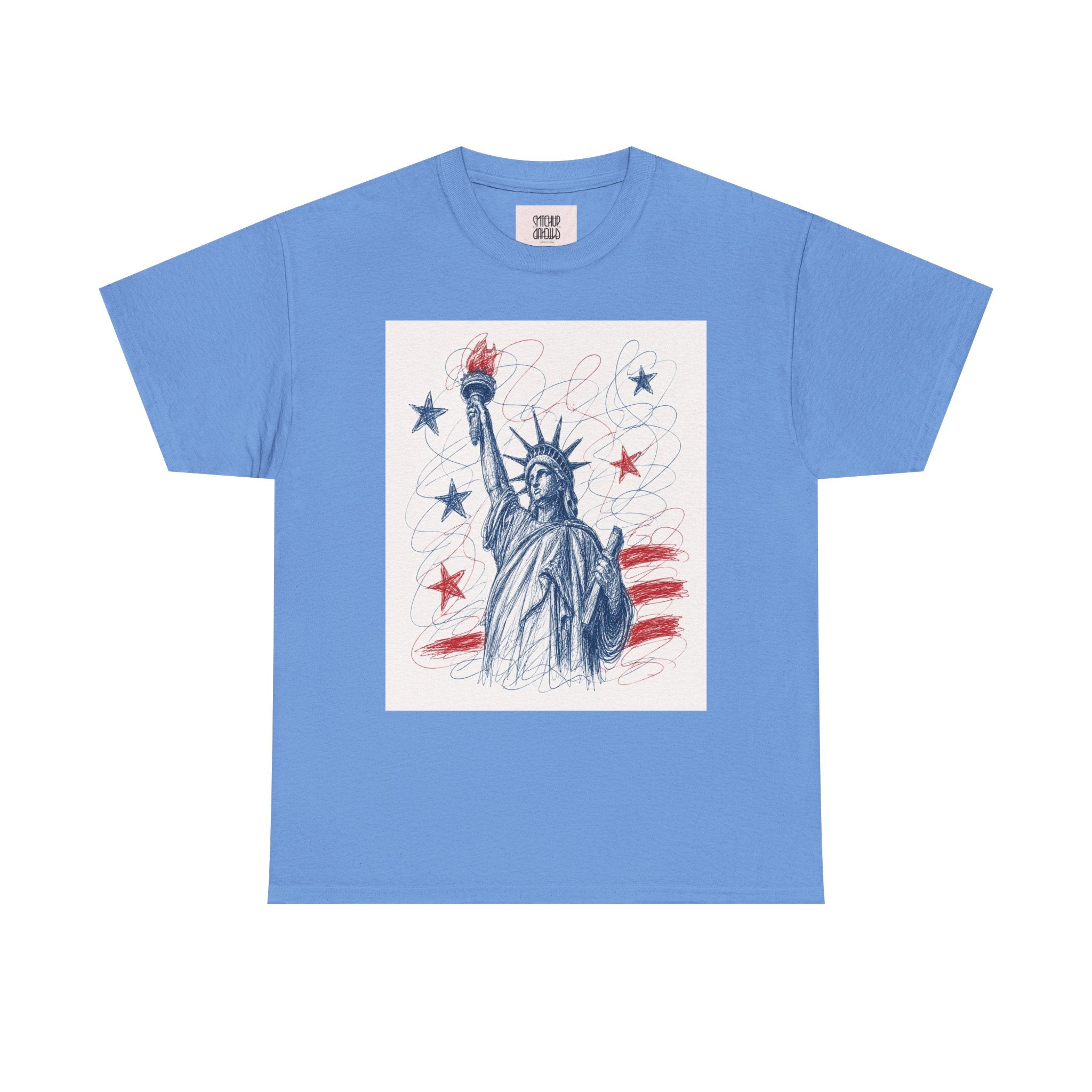 Statue of Liberty - American Freedom - Graphic T-Shirt