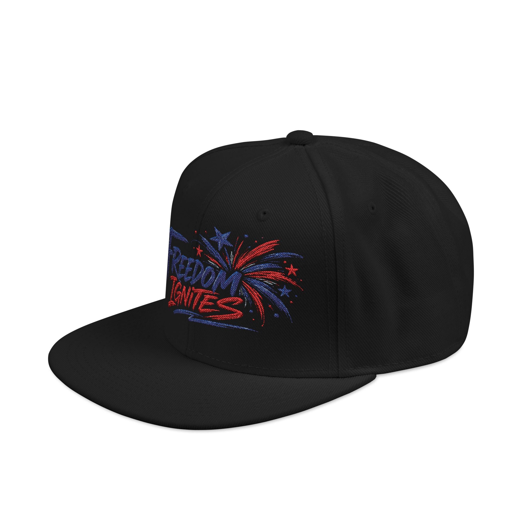 Freedom Ignites - USA Fireworks - Flat Bill Snapback Hat