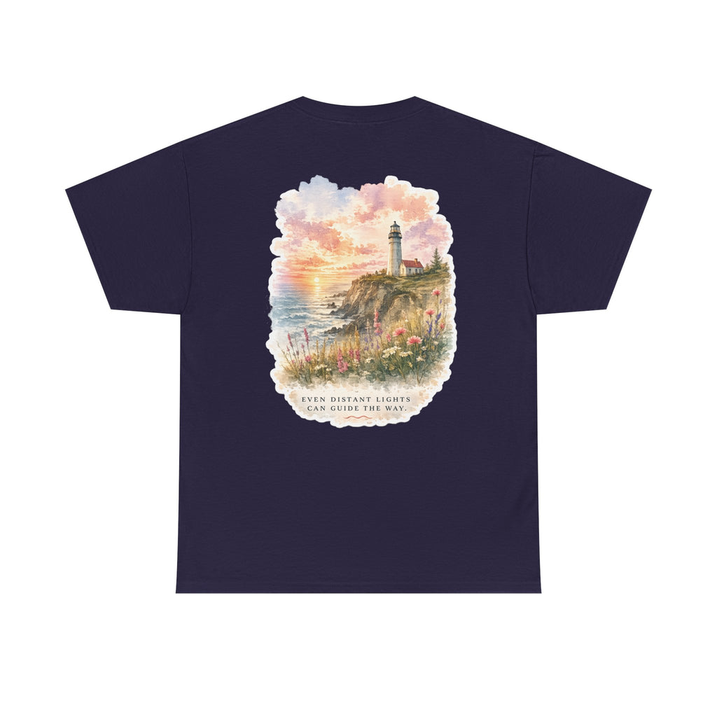 Guiding Light - Coastal Lighthouse Graphic T-Shirt