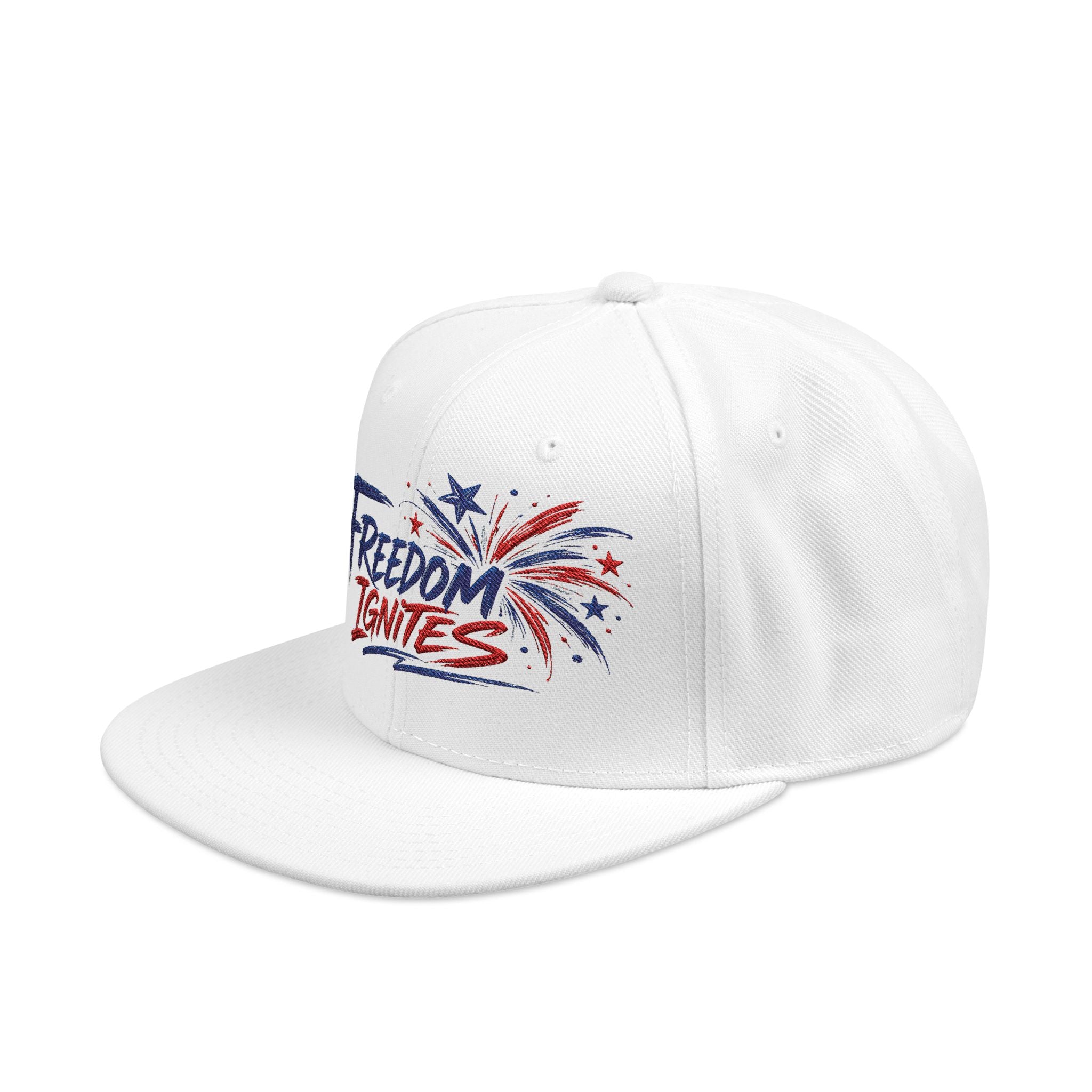 Freedom Ignites - USA Fireworks - Flat Bill Snapback Hat