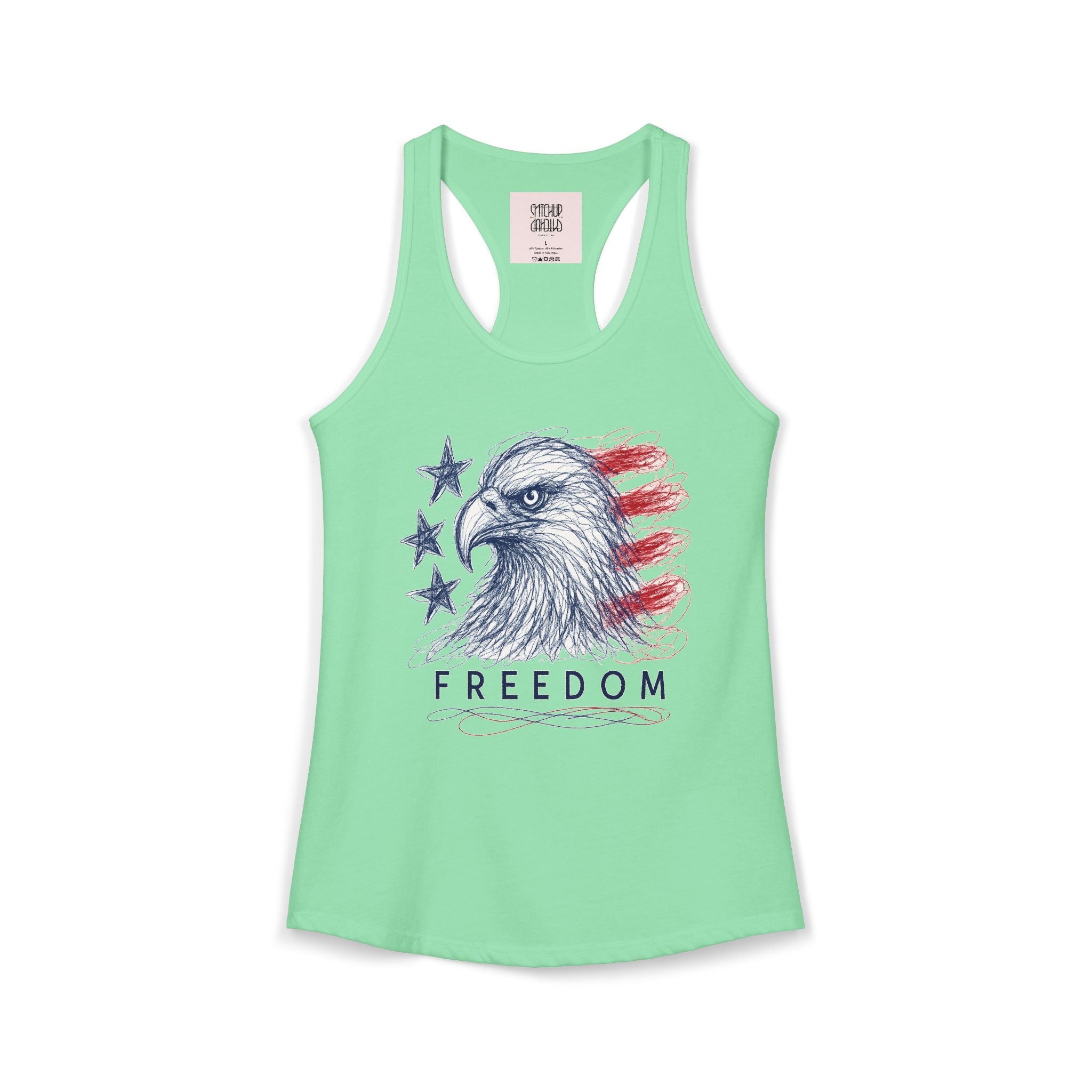 Strength & Honor - USA Pride - Women's Racerback Tank