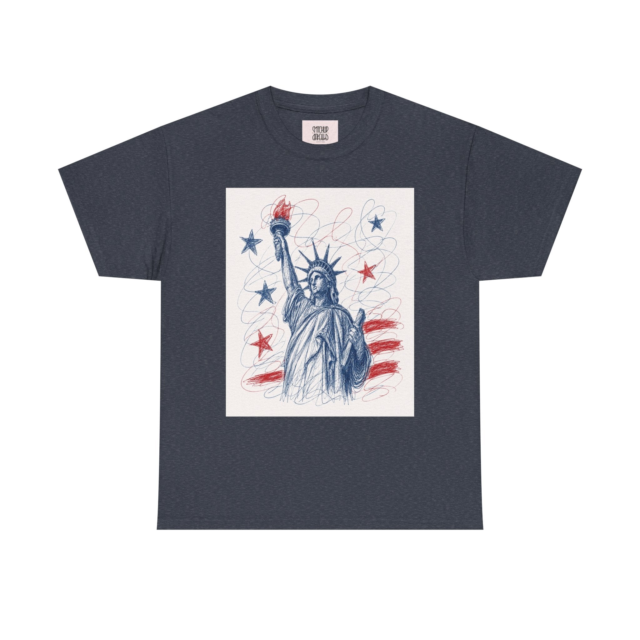 Statue of Liberty - American Freedom - Graphic T-Shirt