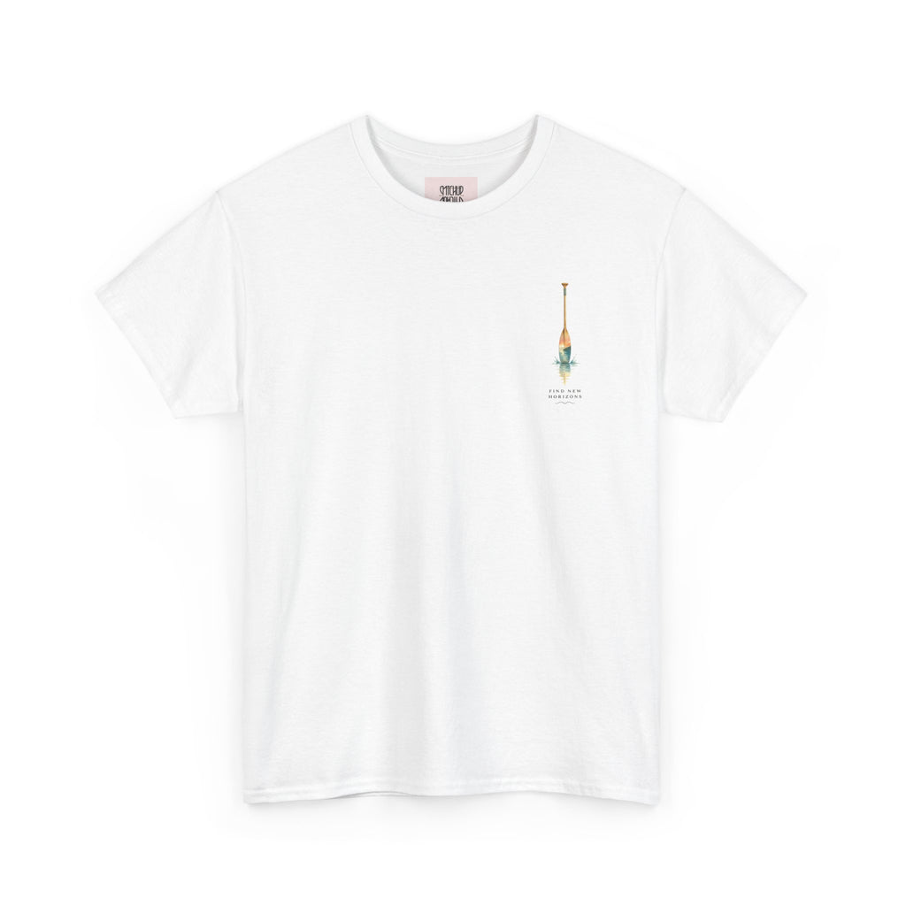 Sunset Paddle - Coastal Adventure Graphic T-Shirt