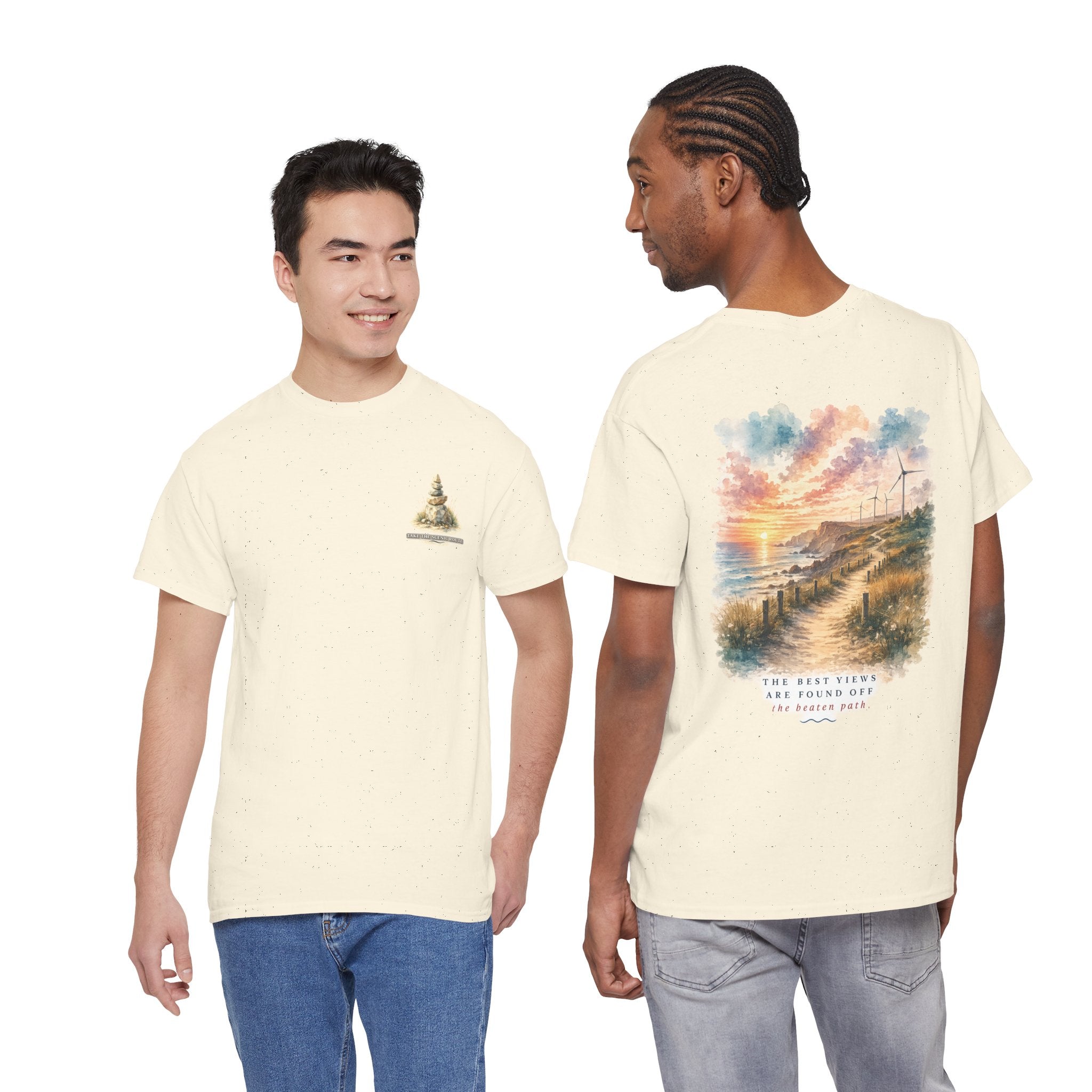 Best View Ahead - Coastal Landscape Summer Graphic T-Shirt