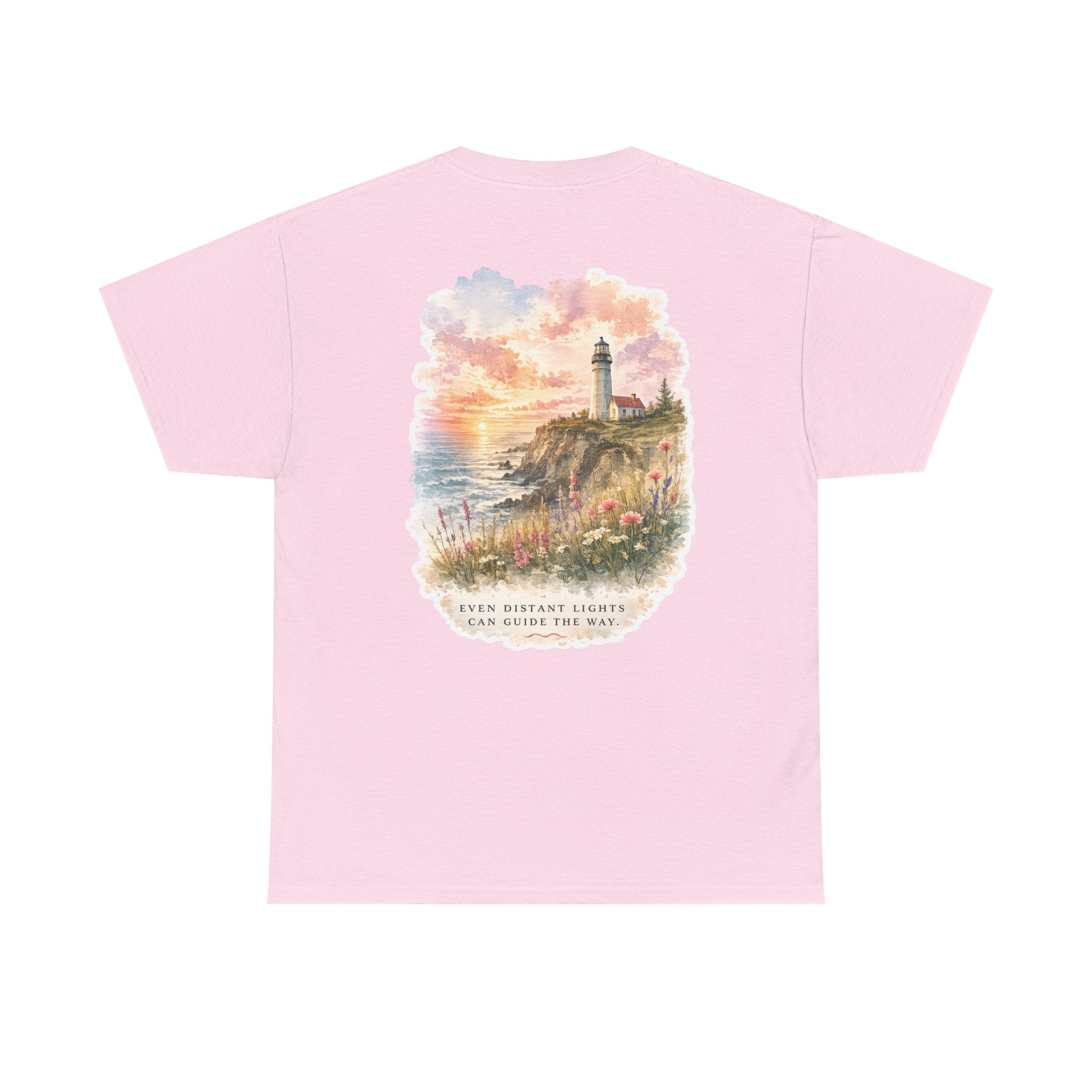 Guiding Light - Coastal Lighthouse Graphic T-Shirt