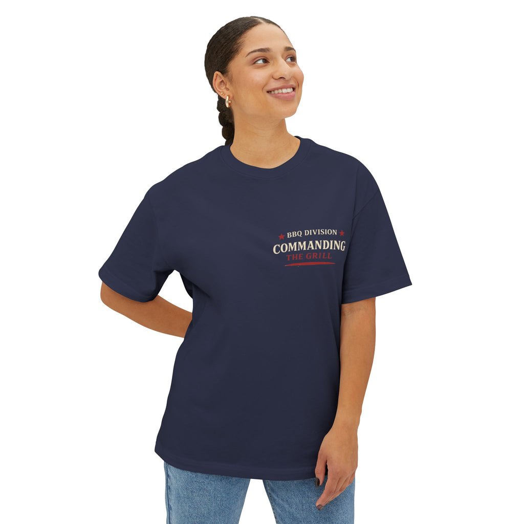 Funny 4th of July Shirt, Commanding the Grill, Family Matching Independence Day T-Shirt