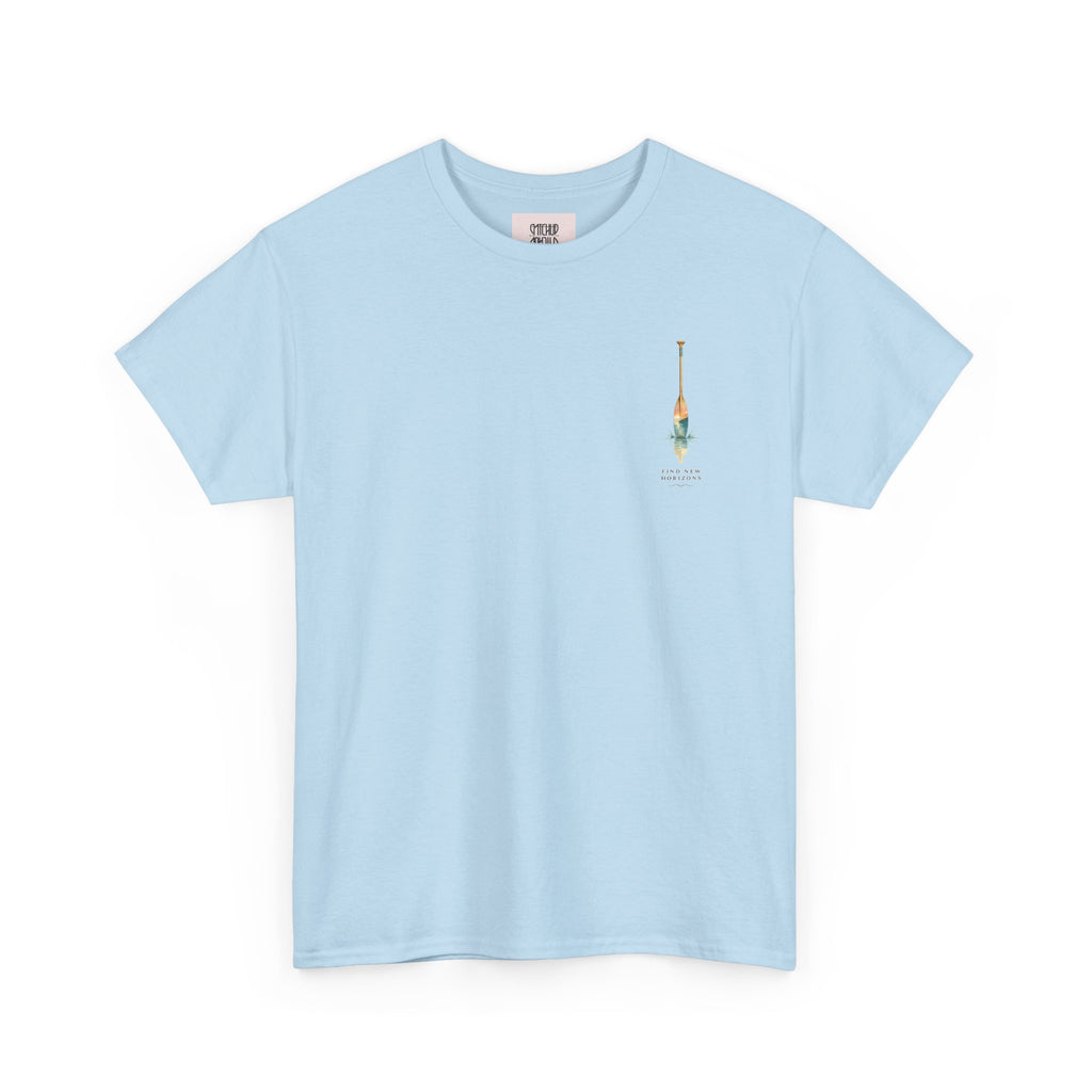 Sunset Paddle - Coastal Adventure Graphic T-Shirt
