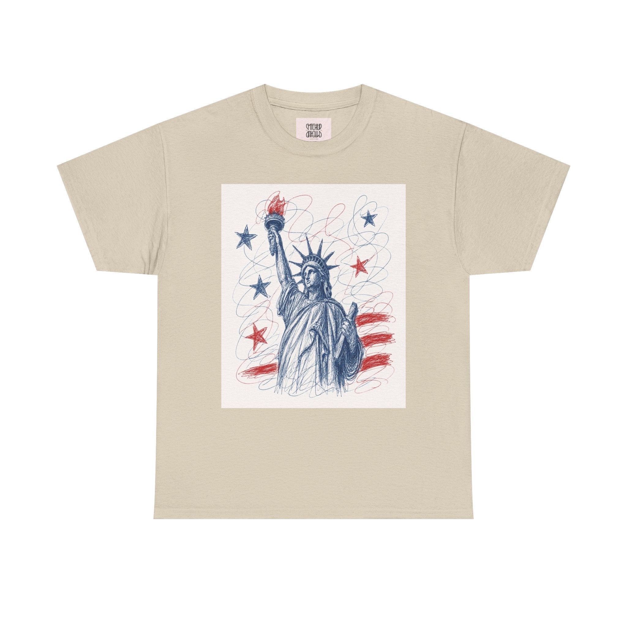 Statue of Liberty - American Freedom - Graphic T-Shirt