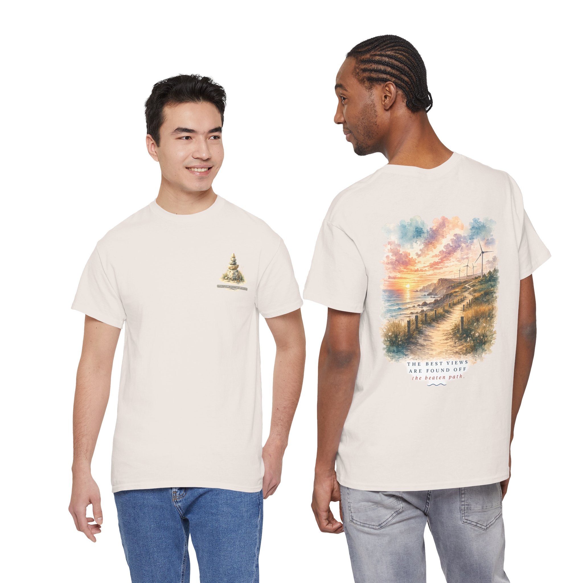 Best View Ahead - Coastal Landscape Summer Graphic T-Shirt