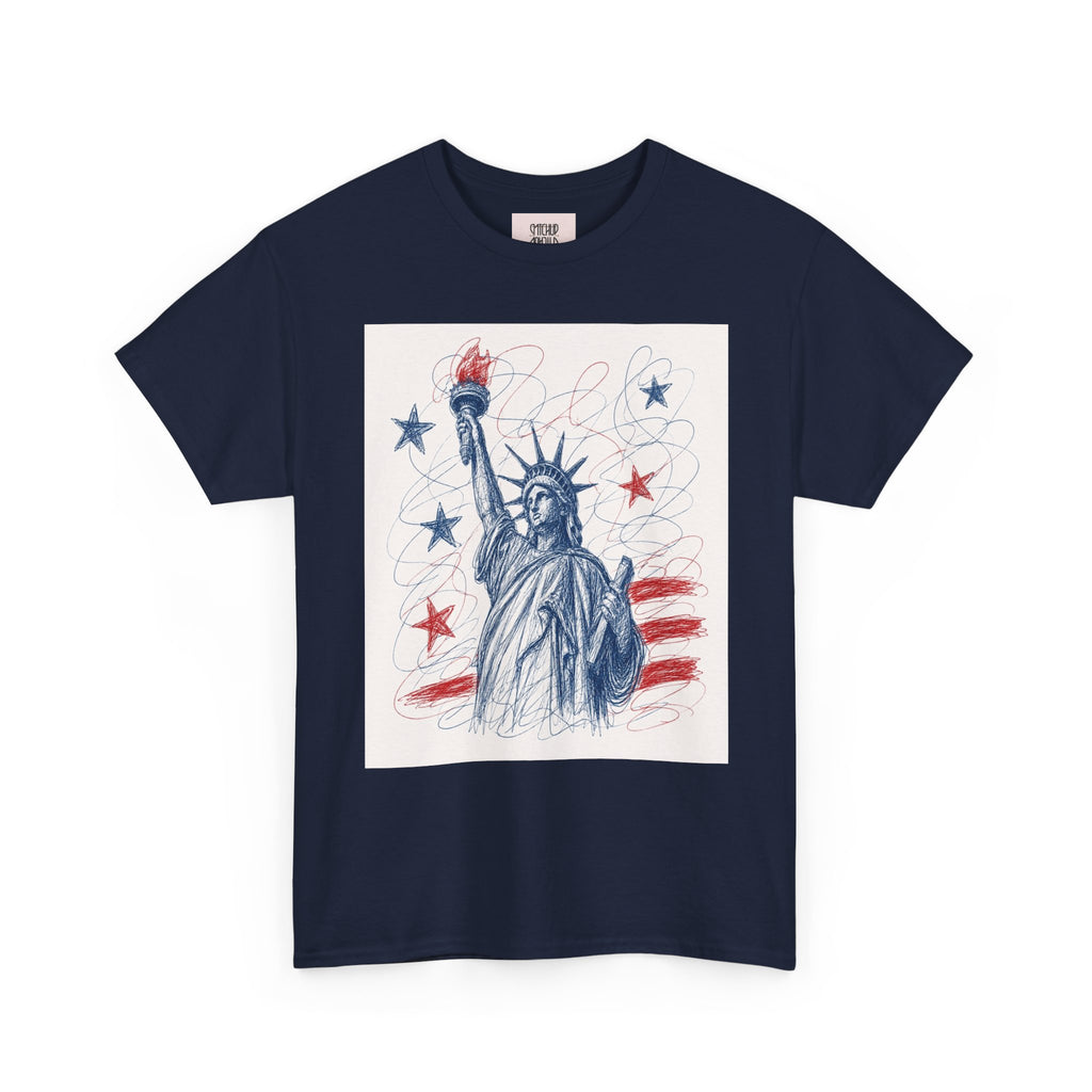 Statue of Liberty - American Freedom - Graphic T-Shirt