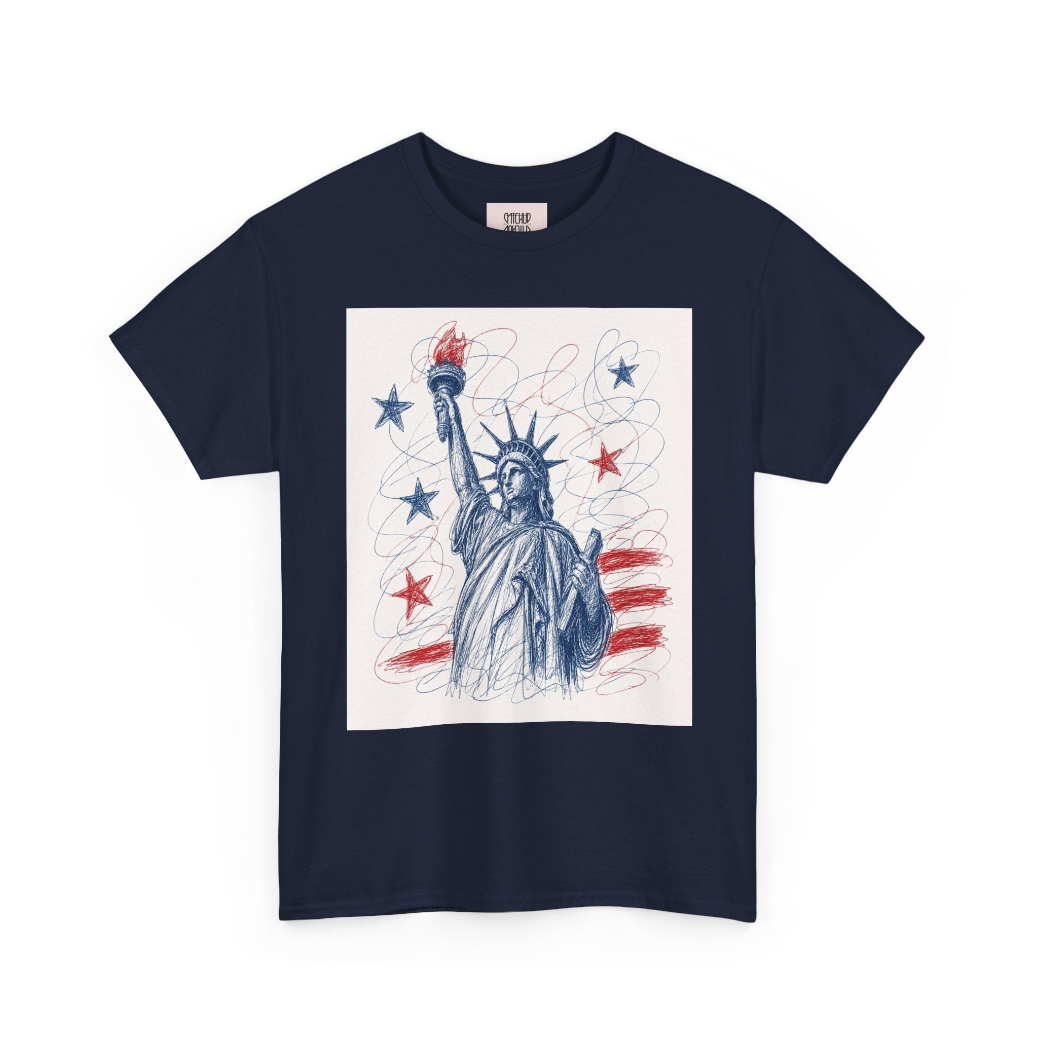 Statue of Liberty - American Freedom - Graphic T-Shirt