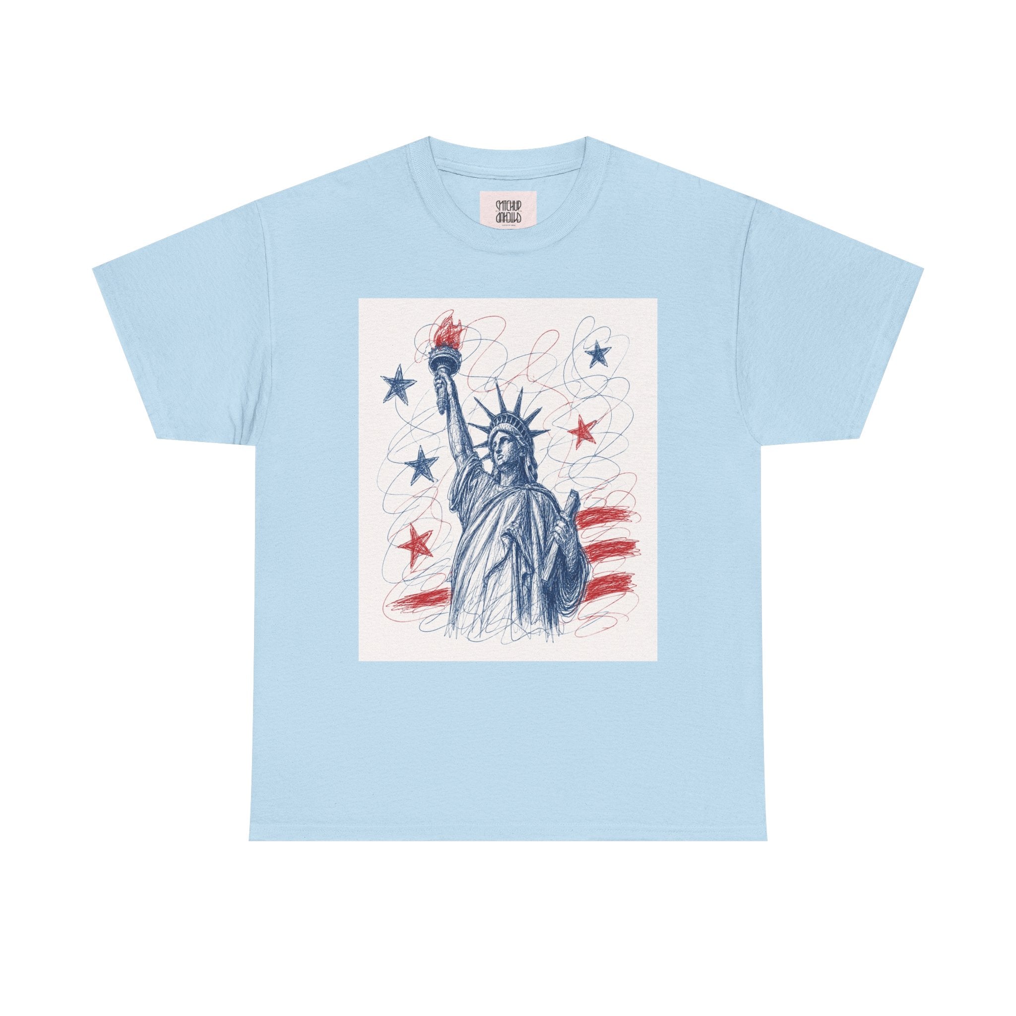 Statue of Liberty - American Freedom - Graphic T-Shirt