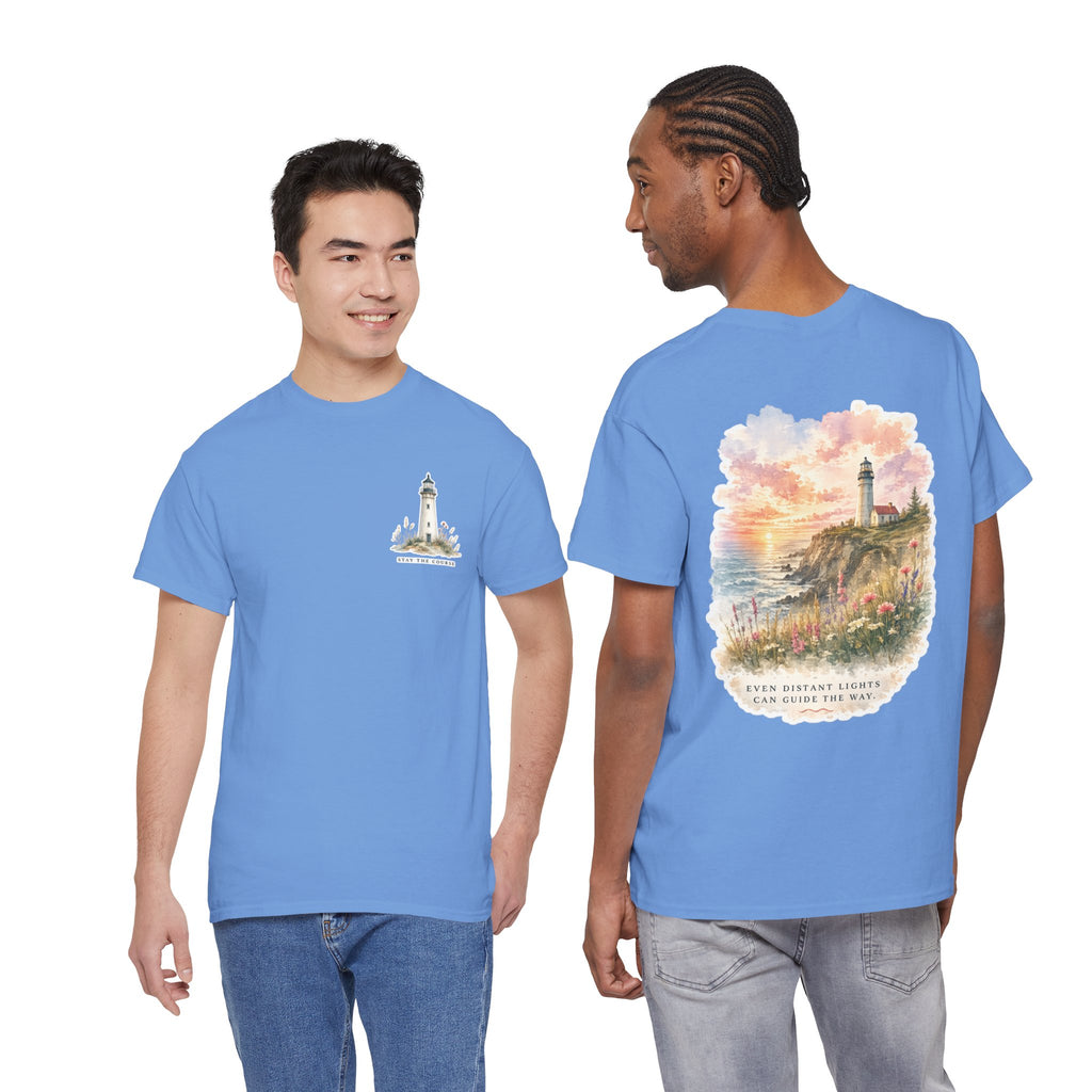 Guiding Light - Coastal Lighthouse Graphic T-Shirt