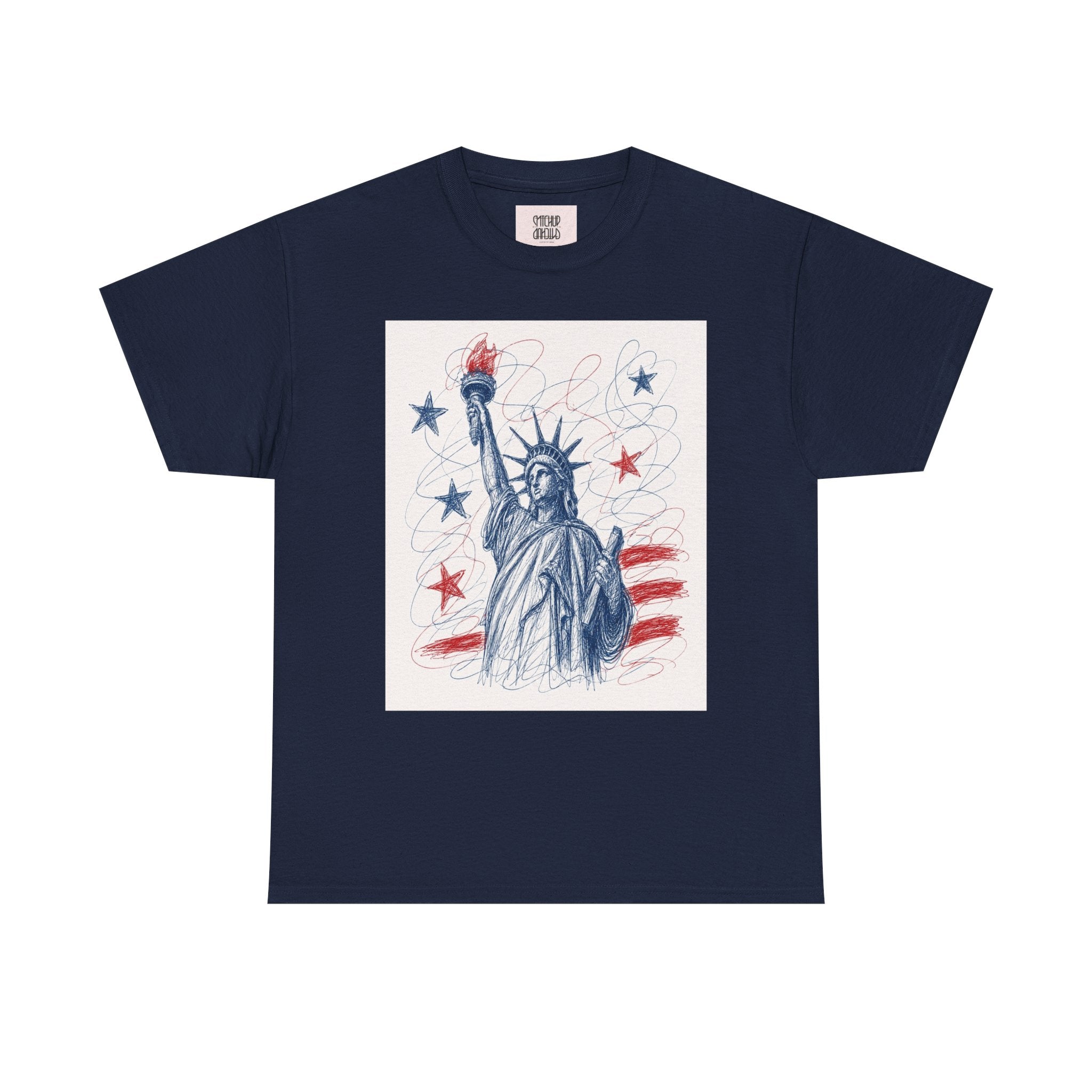 Statue of Liberty - American Freedom - Graphic T-Shirt
