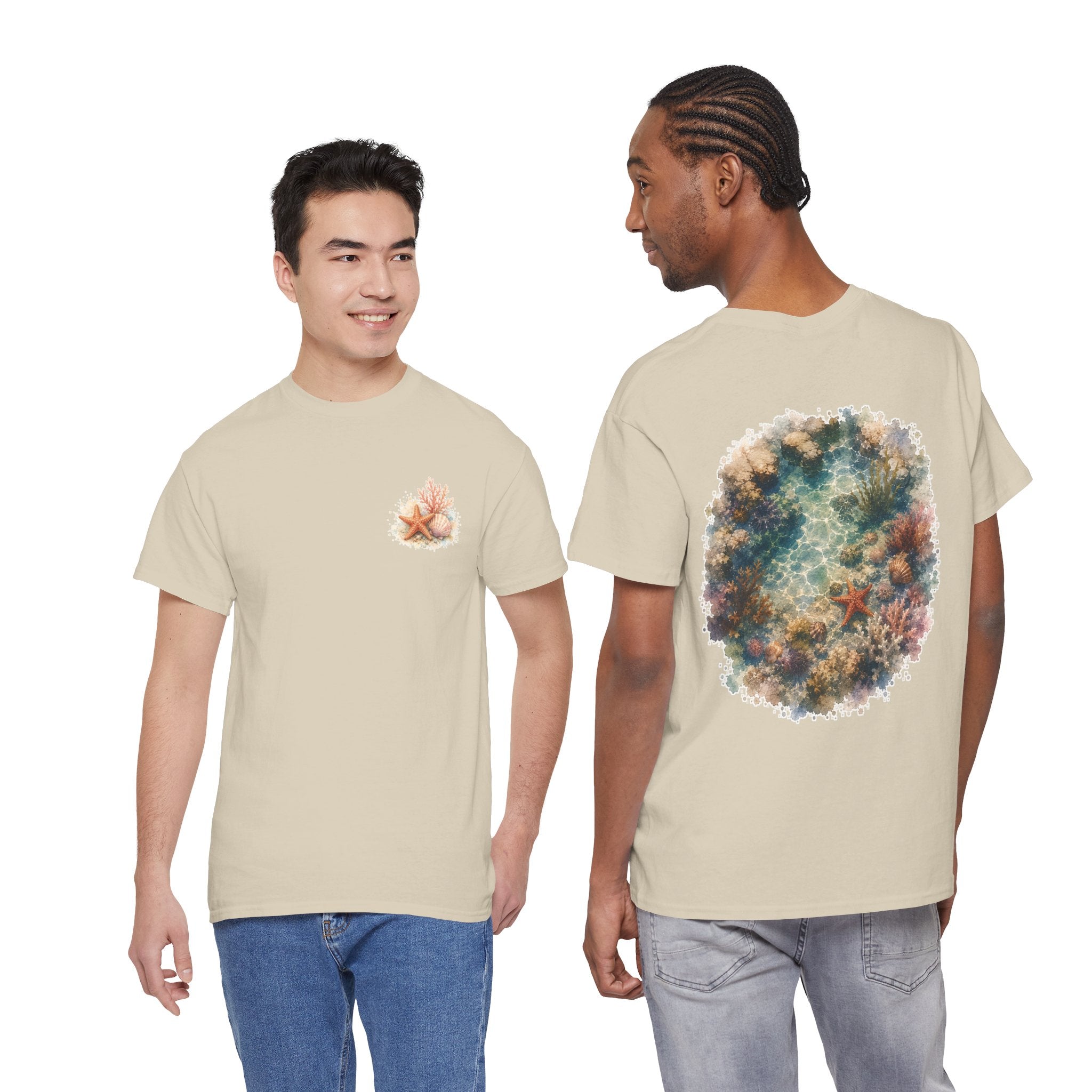 Coral Reef Dreams - Tropical Ocean Graphic T-Shirt
