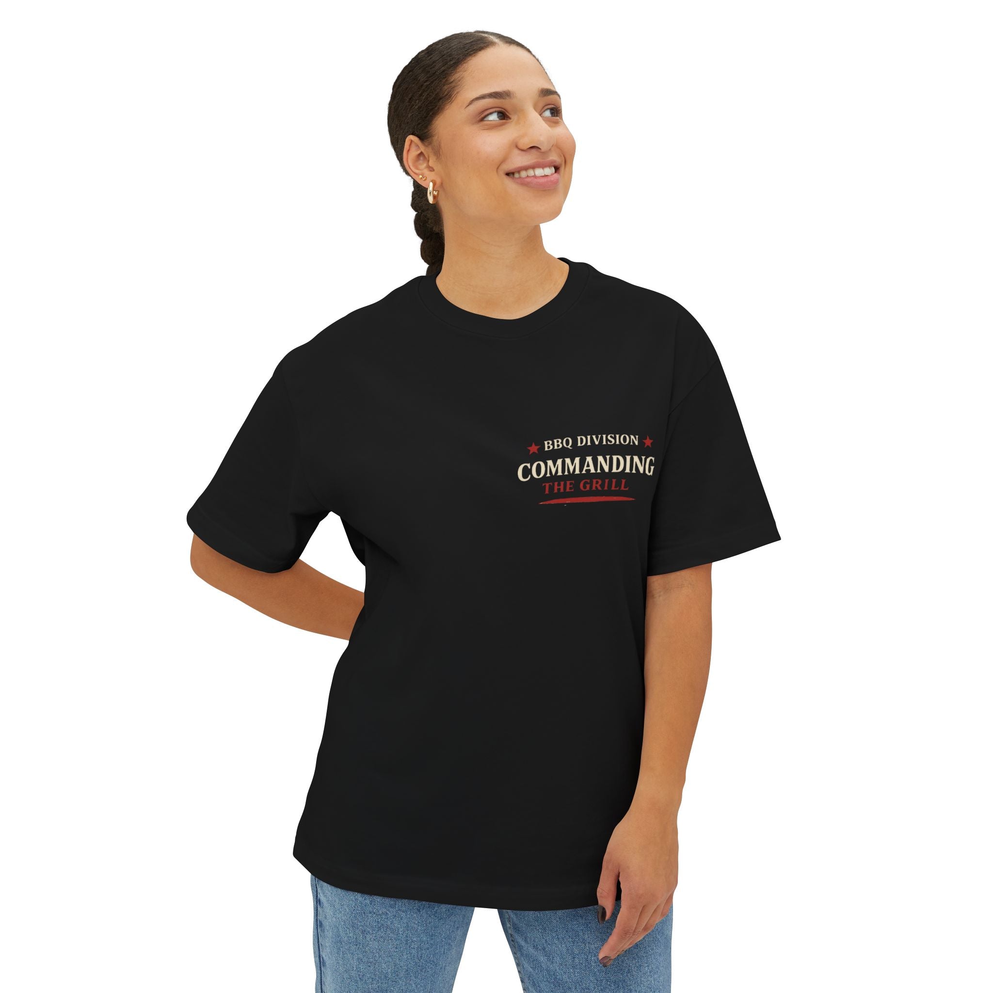 Funny 4th of July Shirt, Commanding the Grill, Family Matching Independence Day T-Shirt