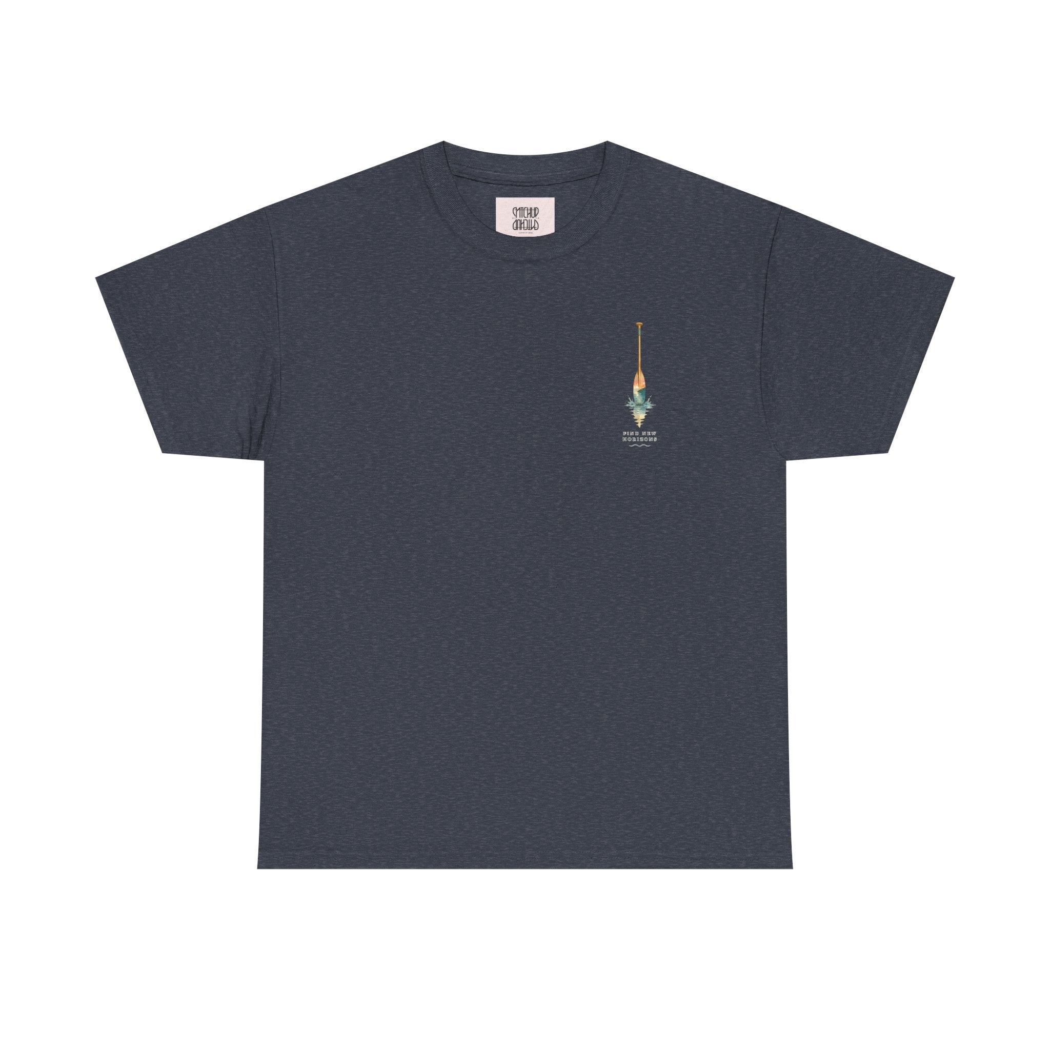 Sunset Paddle - Coastal Adventure Graphic T-Shirt