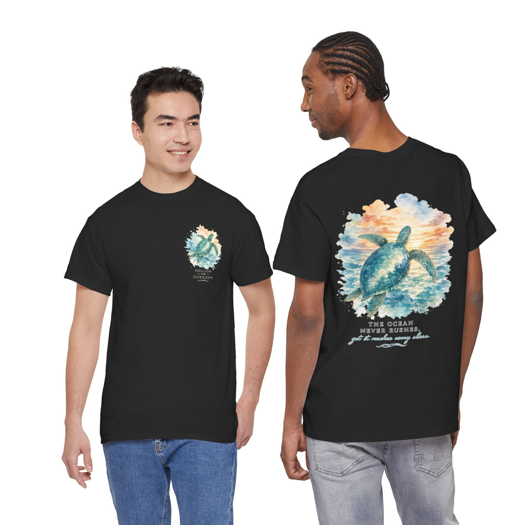 Sea Turtle Journey - Coastal Ocean Graphic T-Shirt
