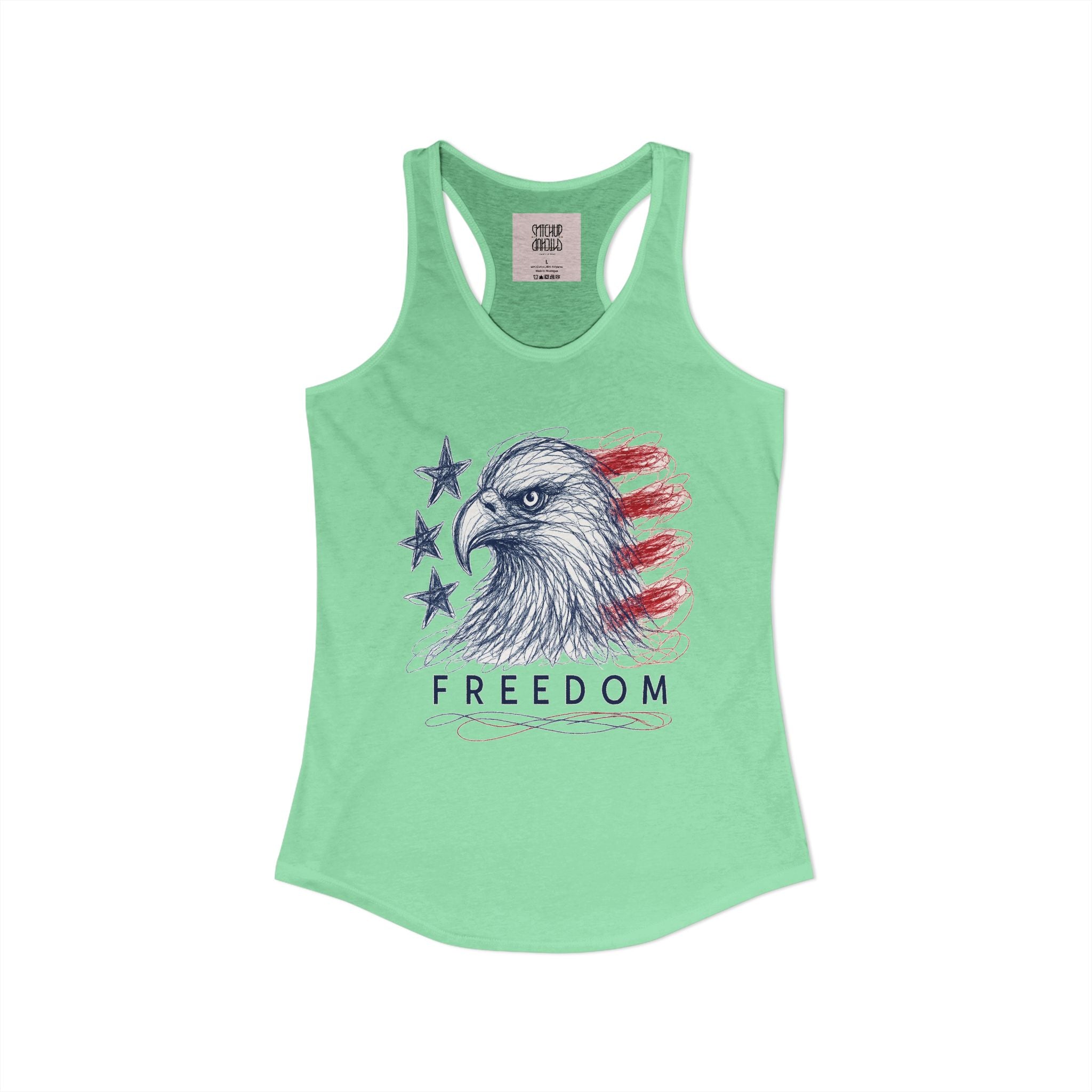 Strength & Honor - USA Pride - Women's Racerback Tank