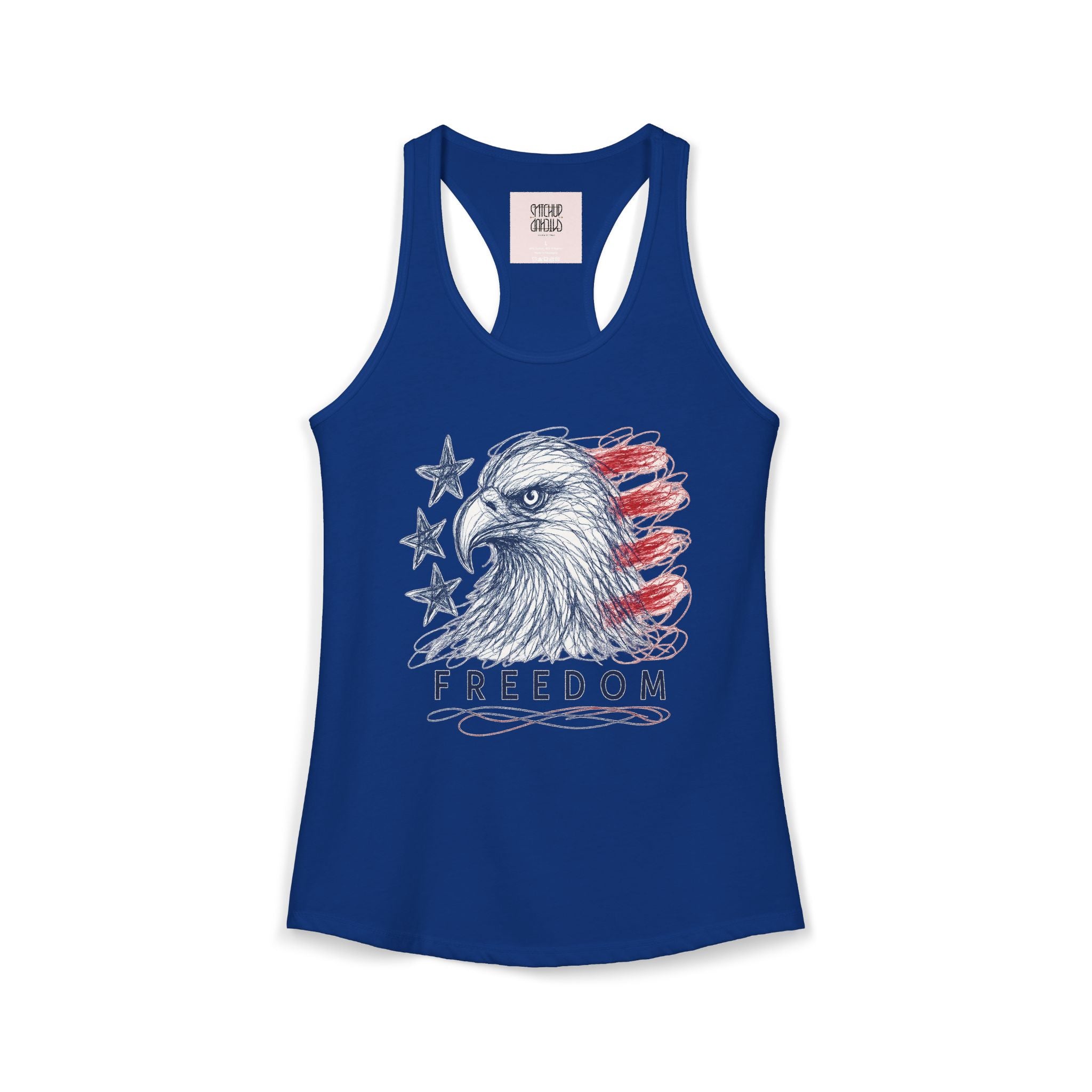 Strength & Honor - USA Pride - Women's Racerback Tank