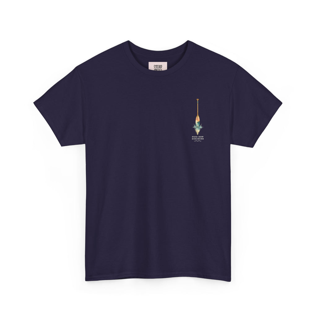 Sunset Paddle - Coastal Adventure Graphic T-Shirt