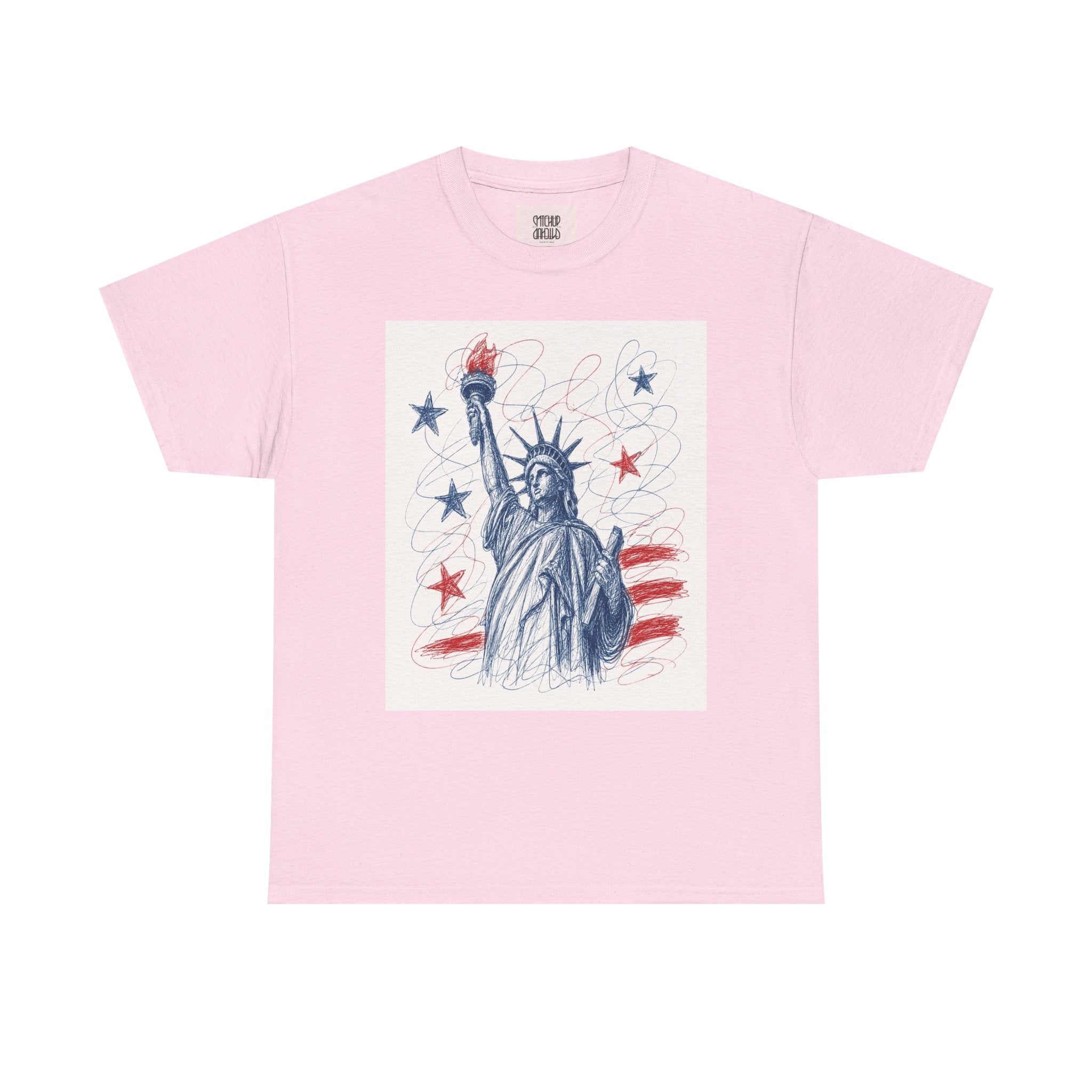 Statue of Liberty - American Freedom - Graphic T-Shirt