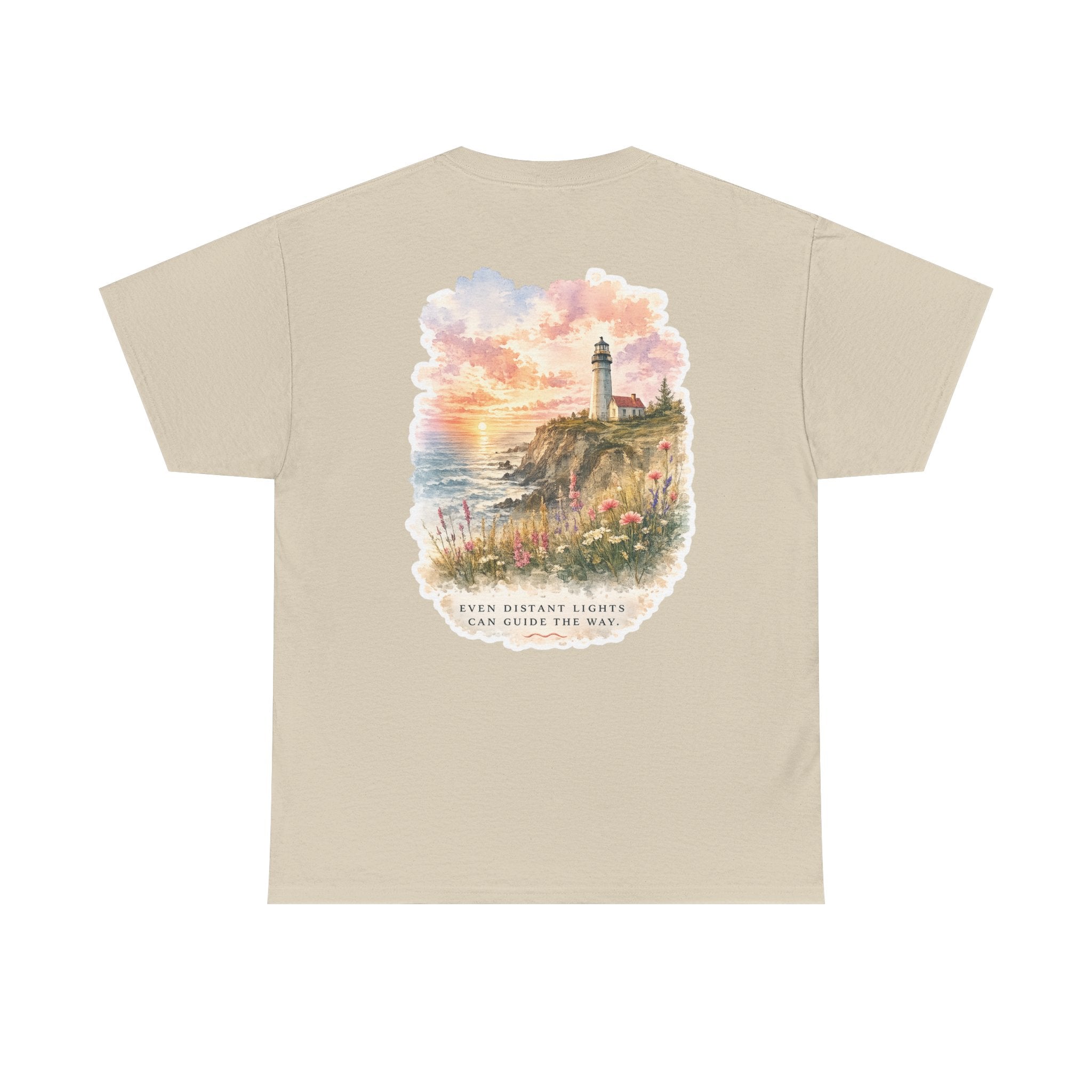 Guiding Light - Coastal Lighthouse Graphic T-Shirt